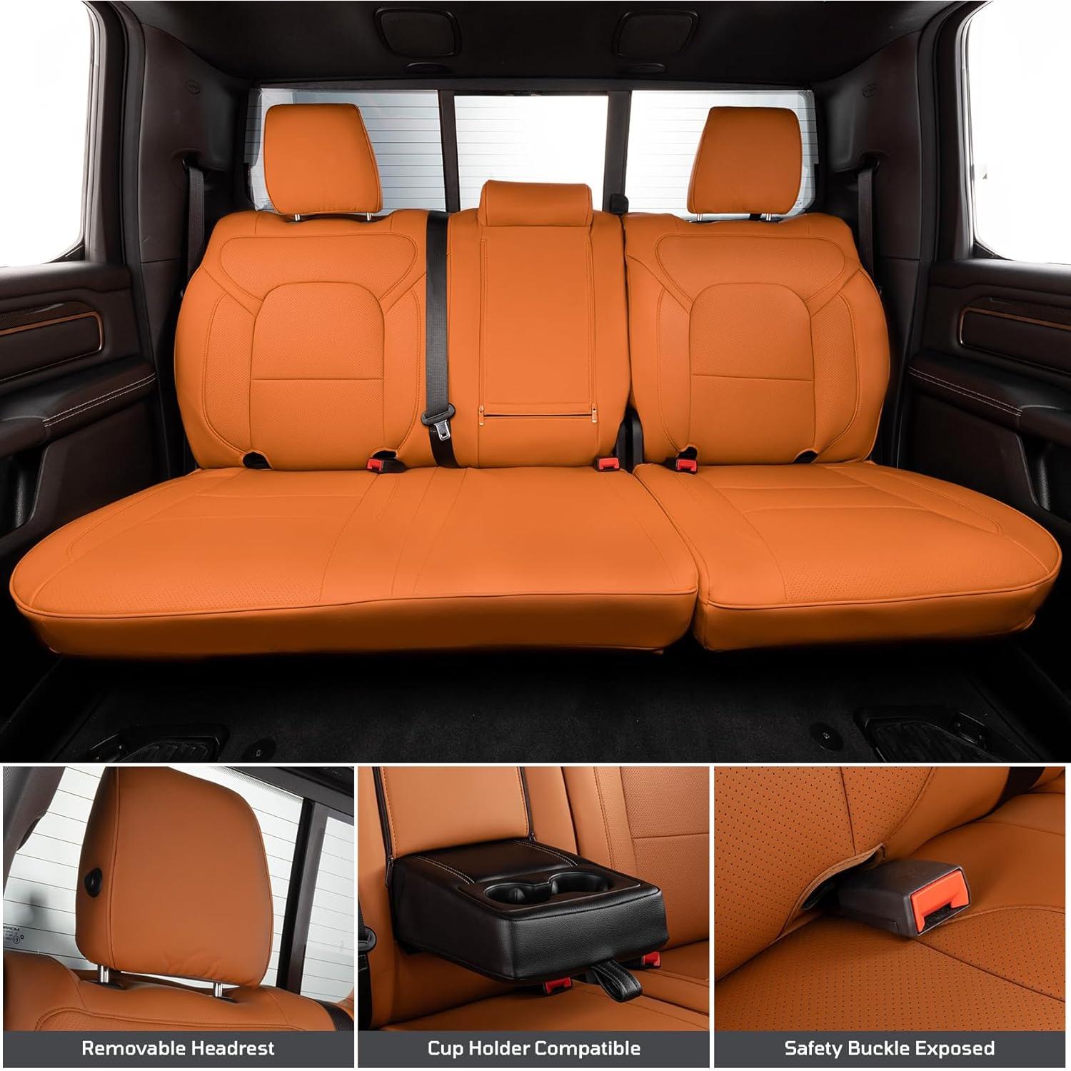 Fundas de Asiento Vidokena para Dodge Ram 1500 2019-2025