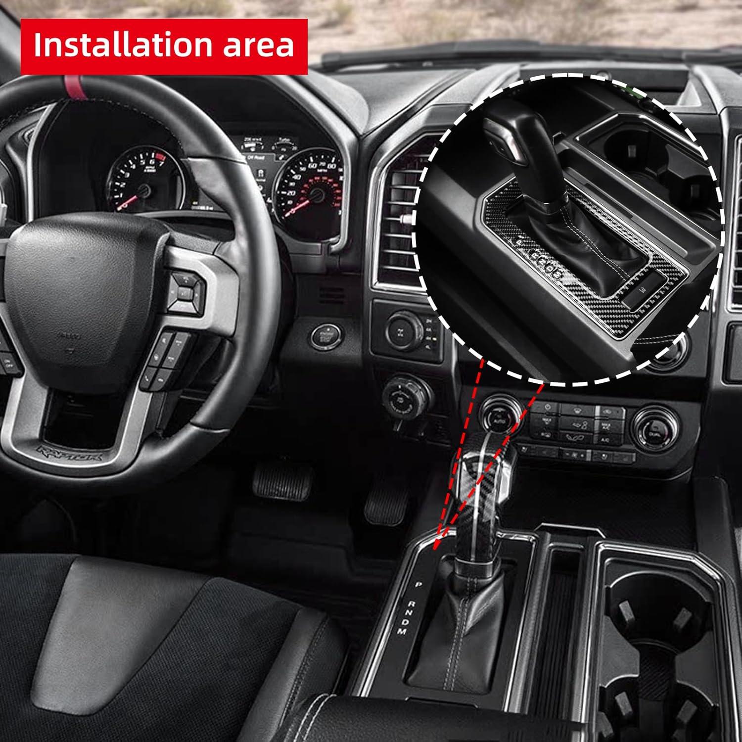 BETTERHUMZ Etiqueta de Marco Cambio Marchas Ford F150 Raptor 2015-2020