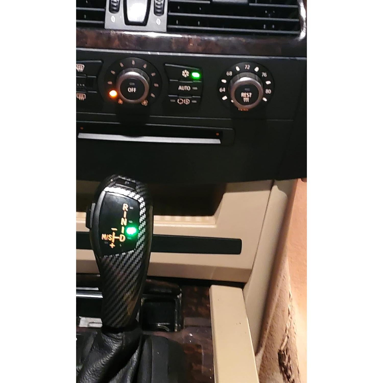 Perilla de Cambio Iluminada LED iJDMTOY para BMW E46 E60