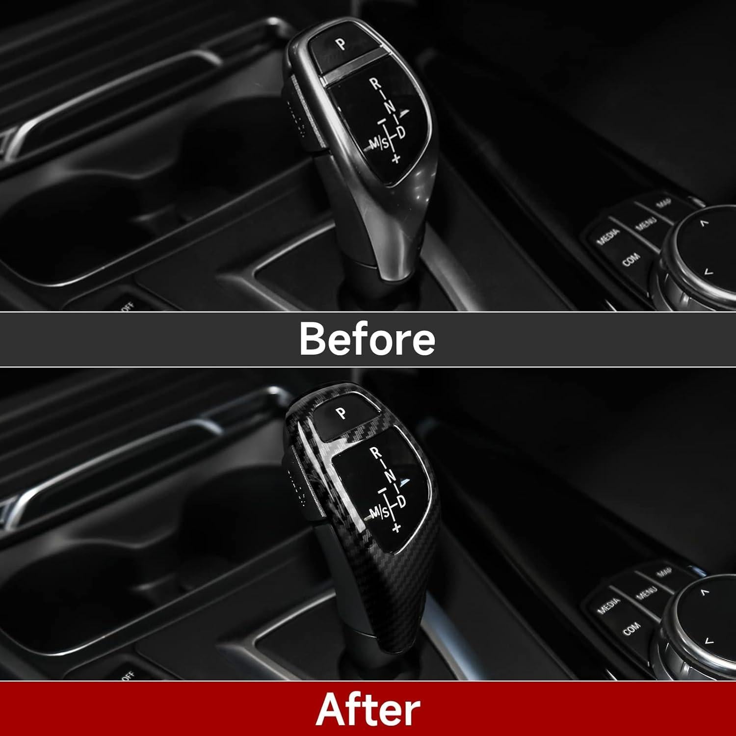 Calcomanías para Auto HENGYUESHANG Estilo Carbón BMW F30 F31 F32 F33 F34