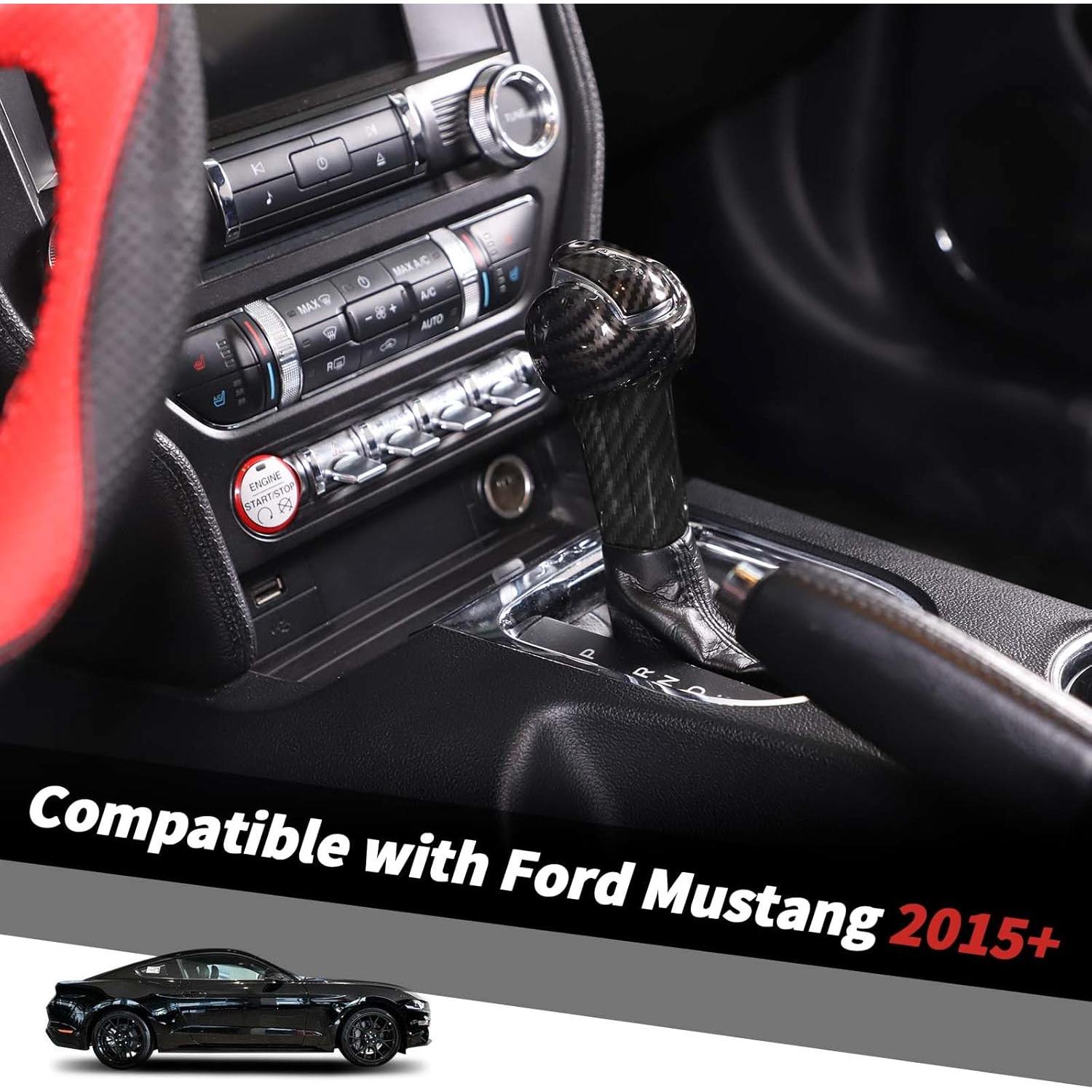 Cubierta Botón Cambio Marchas Jimen para Ford Mustang 2015-2023