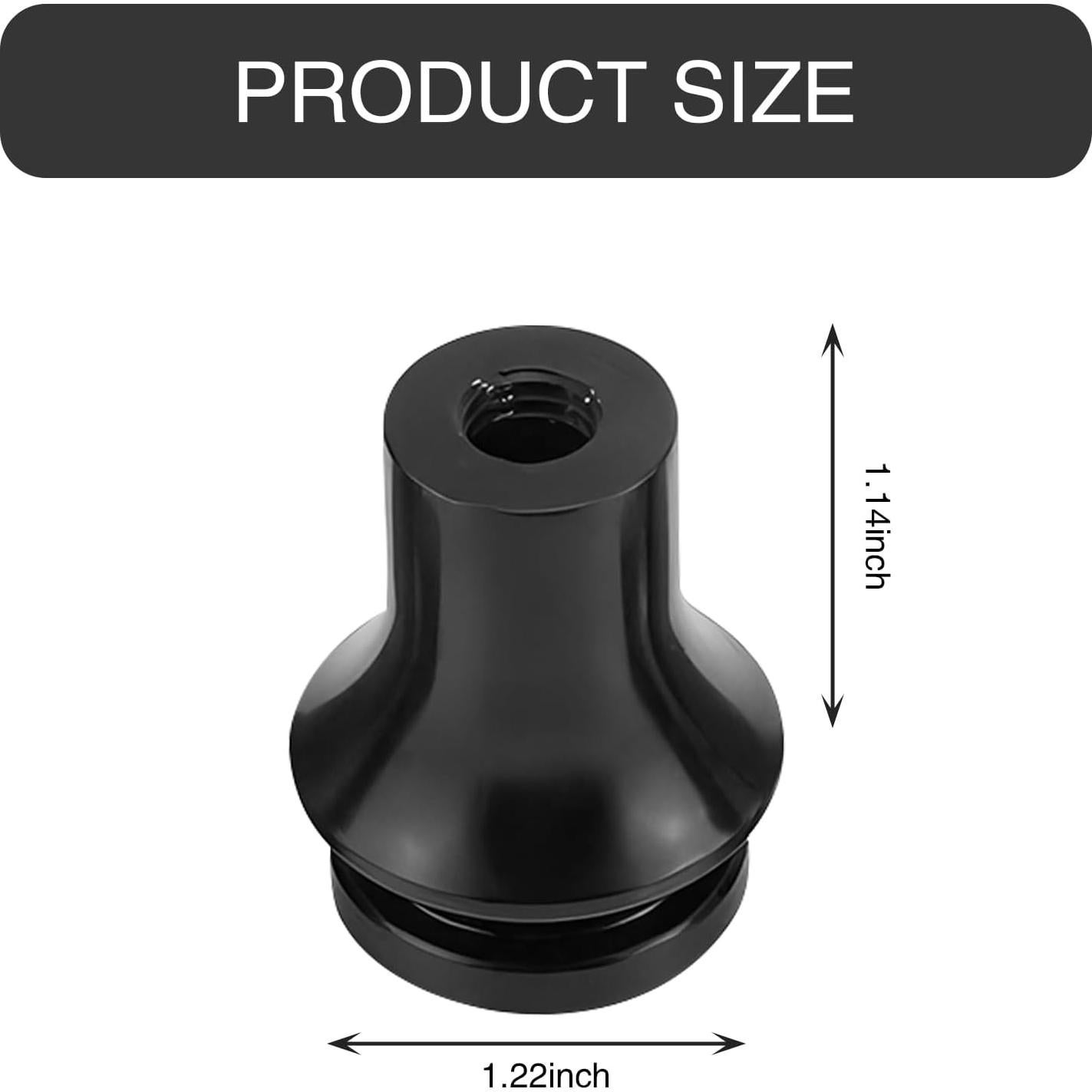 Retenedor de Botón de Cambio Crynod M12 x 1.25 Metal Negro