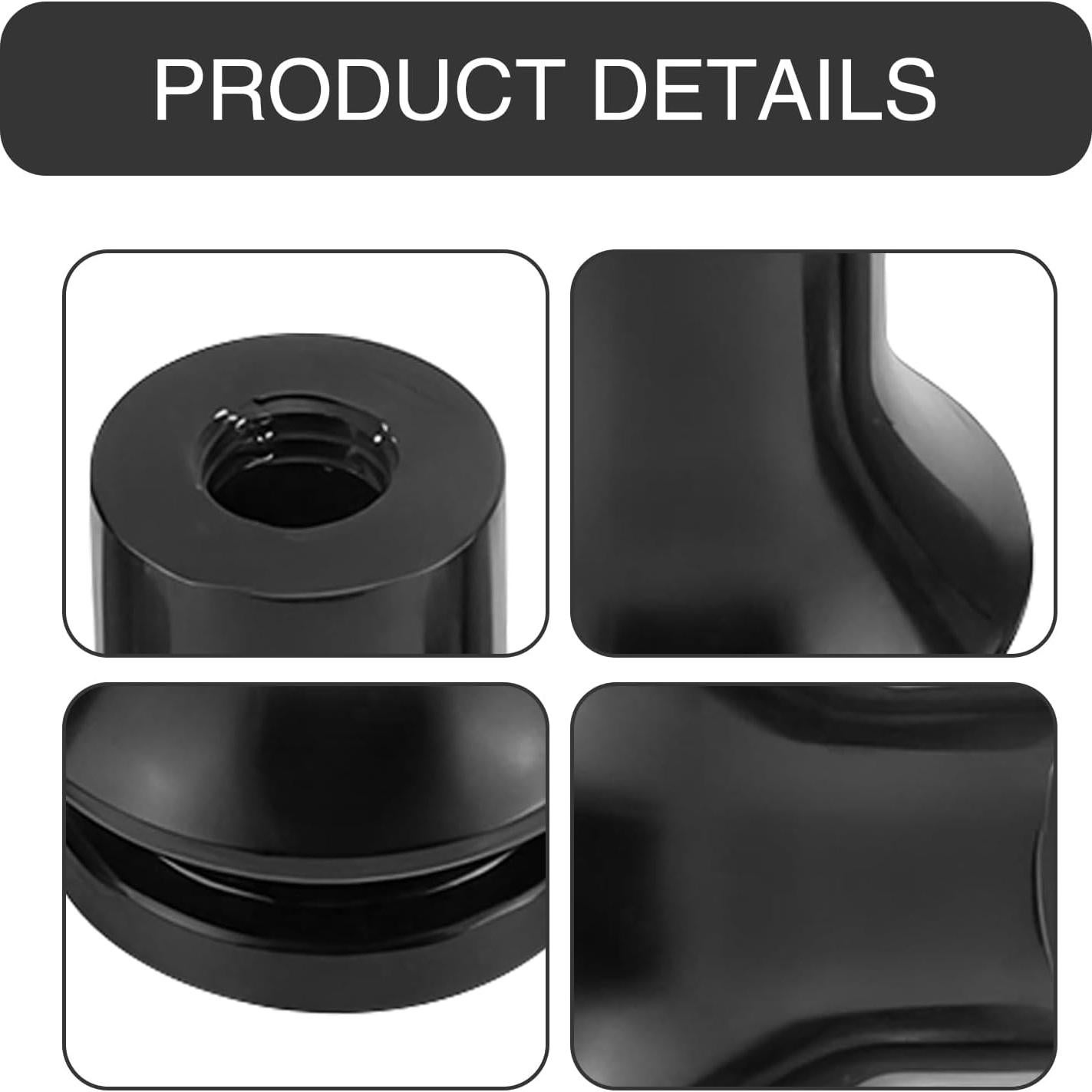 Retenedor de Botón de Cambio Crynod M12 x 1.25 Metal Negro