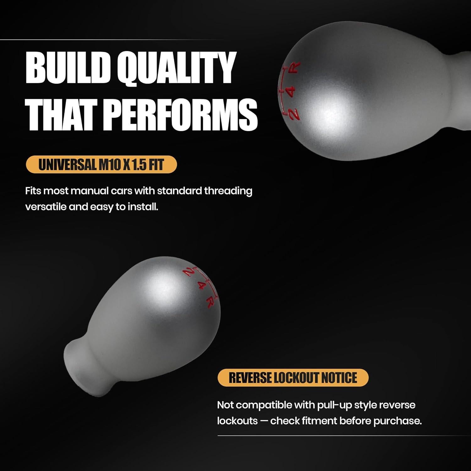 Perilla de Cambio Ponderada Genérico JDM 5 Velocidades M10x1.5