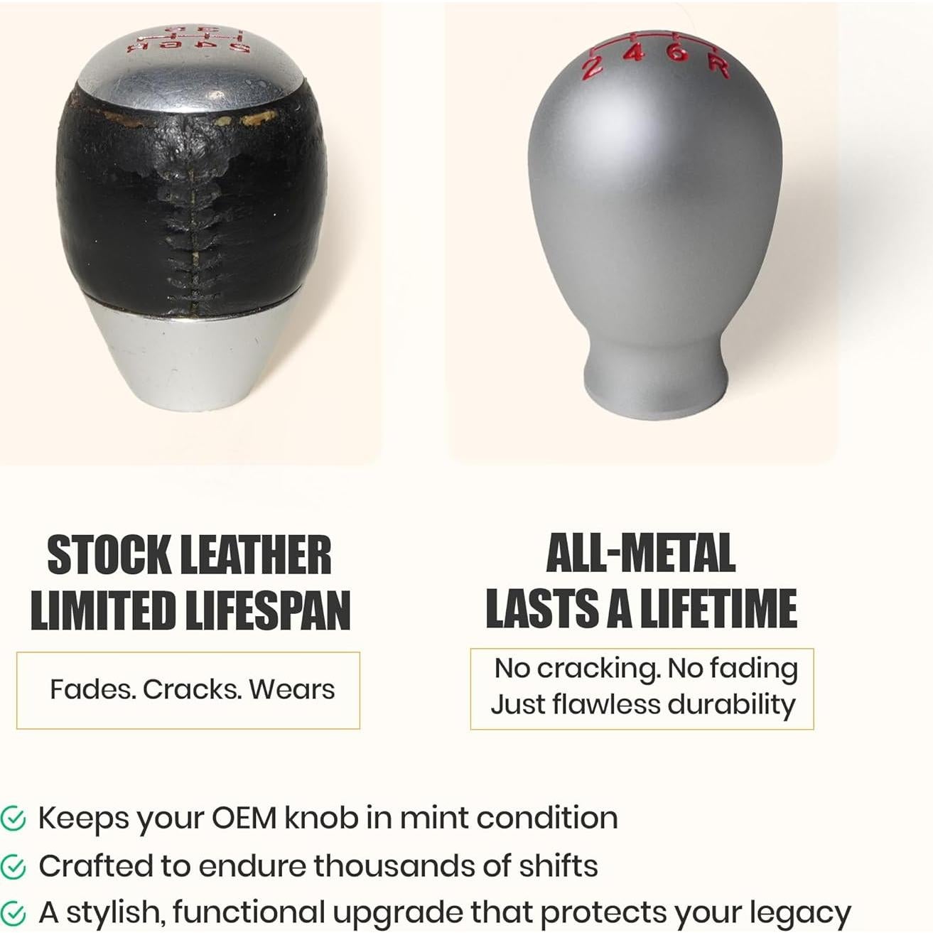 Perilla de Cambio Ponderada Genérico JDM 5 Velocidades M10x1.5