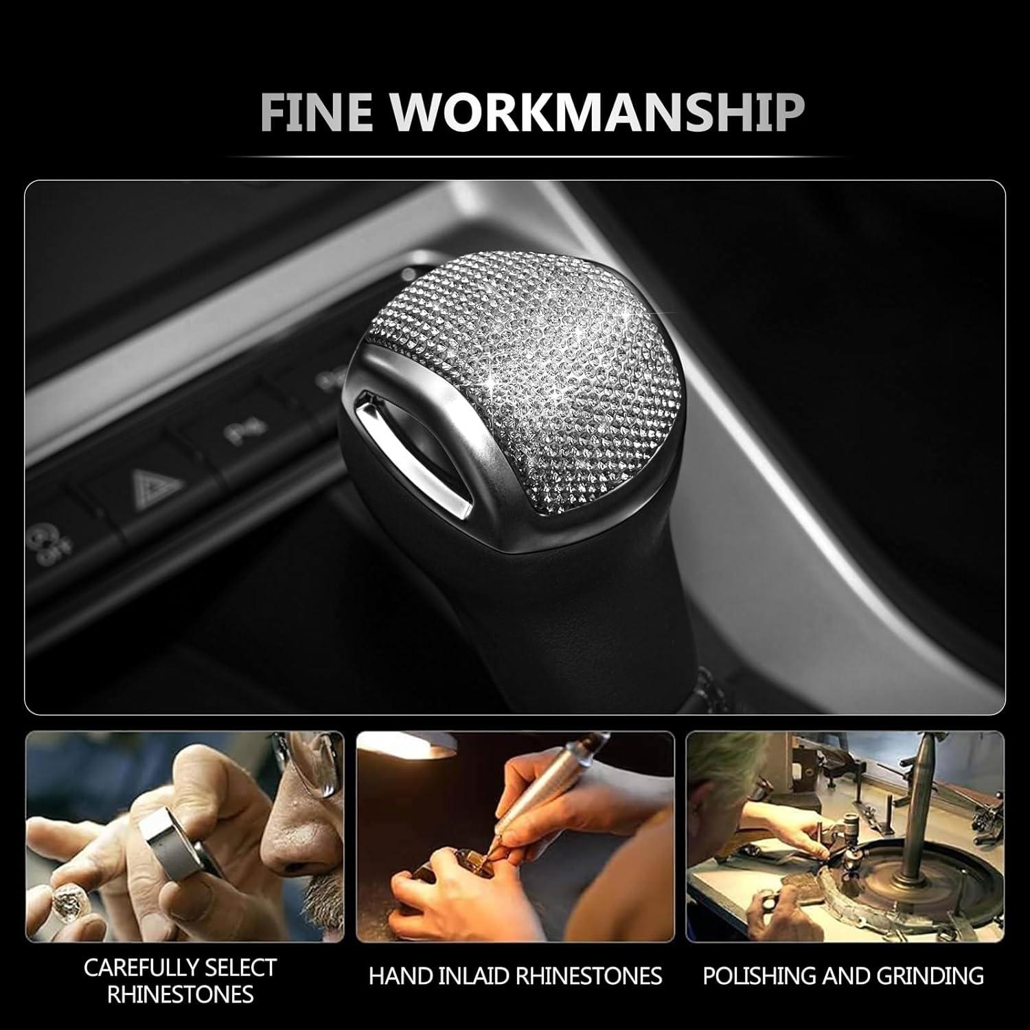 Cubierta de Palanca de Cambios Cristal CONGCONG para Audi Q3 2019-2024