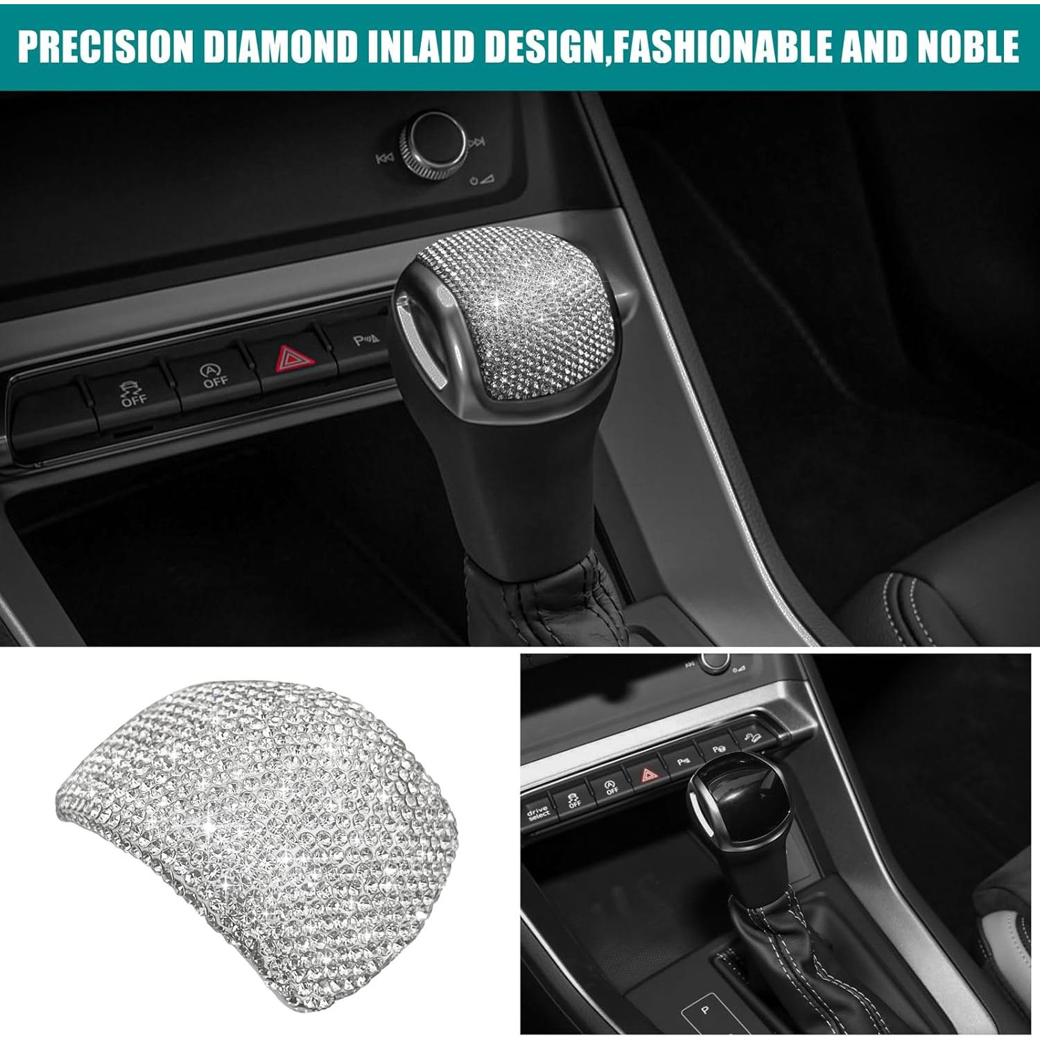 Cubierta de pomo de cambio Audi Q3 2019-2024 HHLOU Brillante