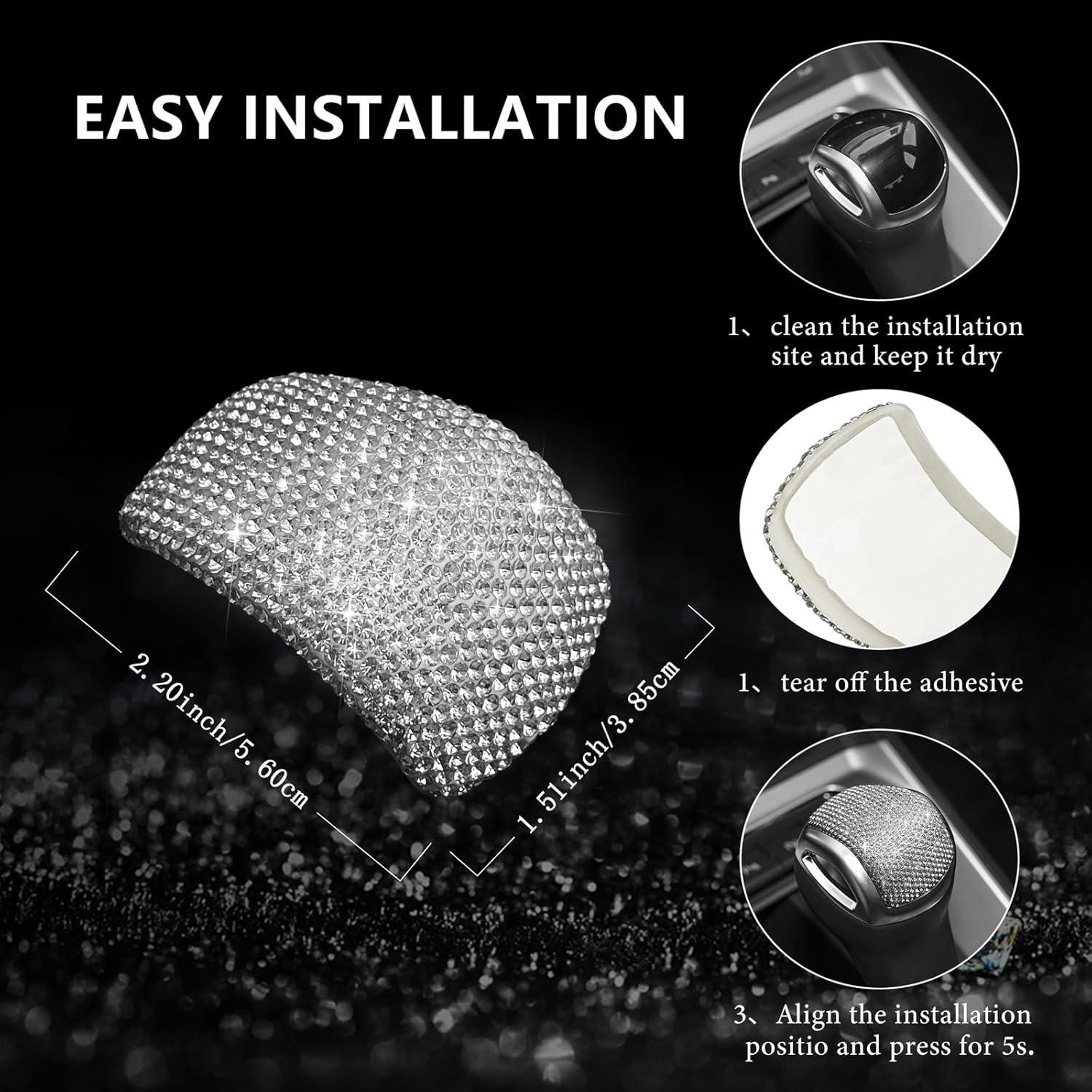 Cubierta de pomo de cambio Audi Q3 2019-2024 HHLOU Brillante