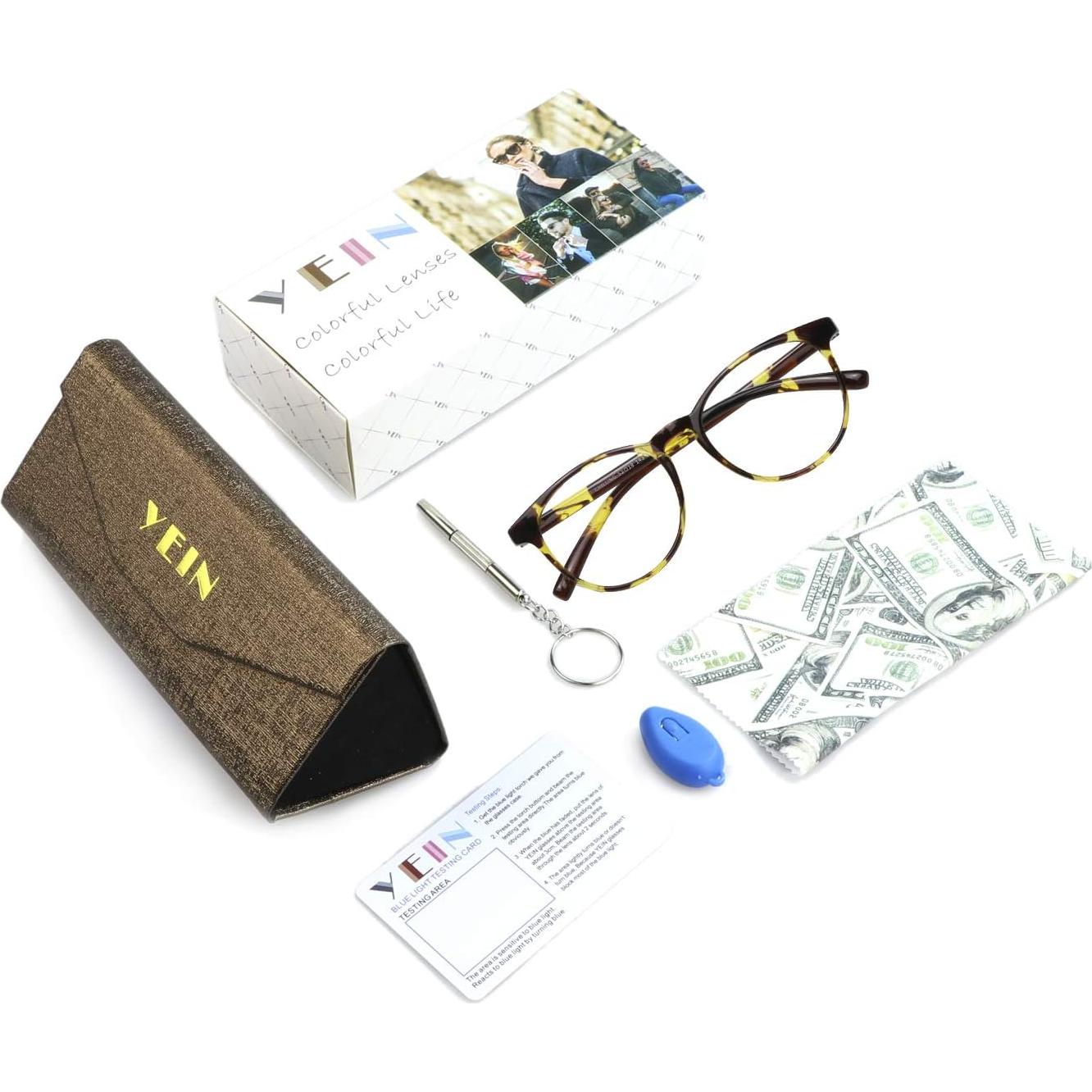 Gafas bloqueadoras luz azul YEIN Chilling marrón 1.0x