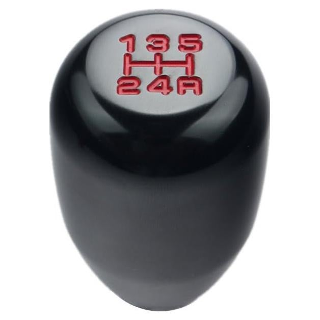 Perilla de Cambio Manual DEWHEL 5 Velocidades Aluminio Negro