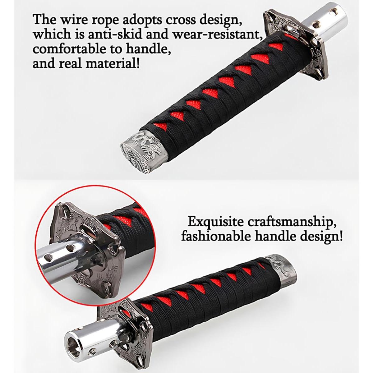 Perilla de Cambio Samurai Zipelo 15cm con Adaptadores