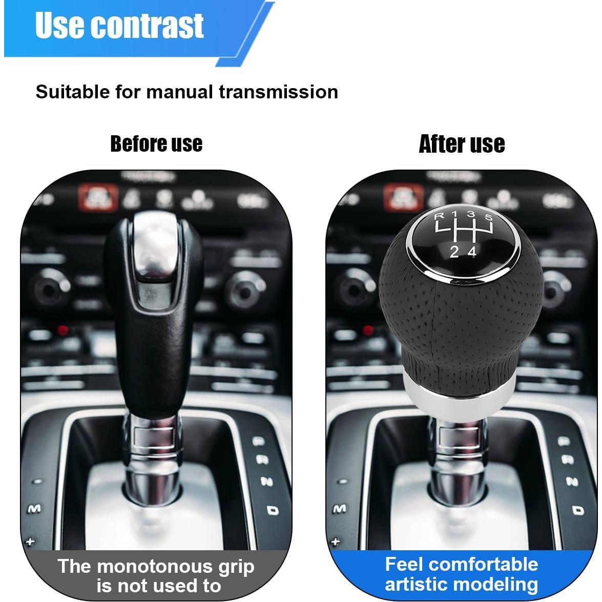 Perilla de Cambio ZIMISI 5 Velocidades Universal Negra