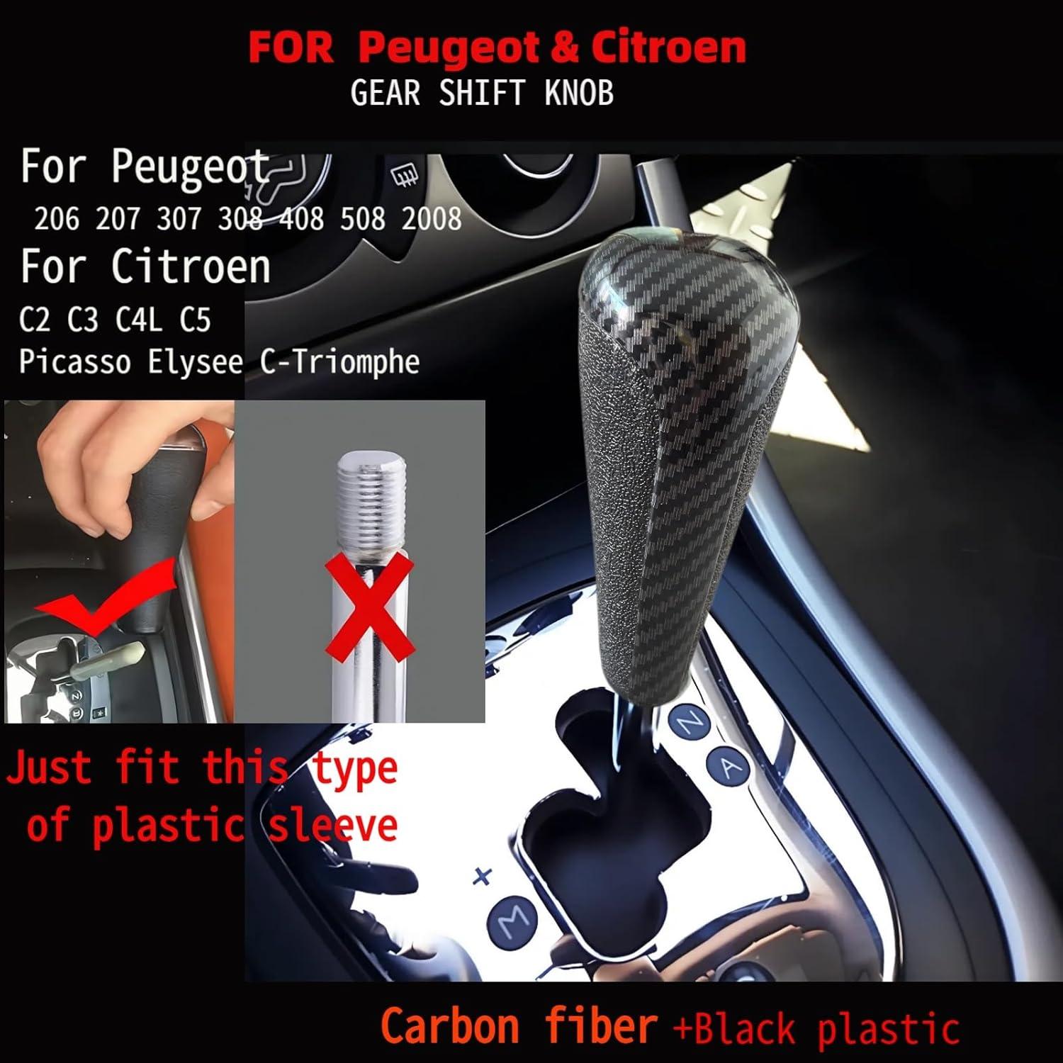 Perilla de Cambio Unichefry para Peugeot y Citroen Gris