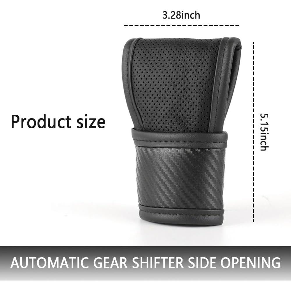 Cubierta de pomo de cambio IHOTDER Negro 13.12x8.33 cm