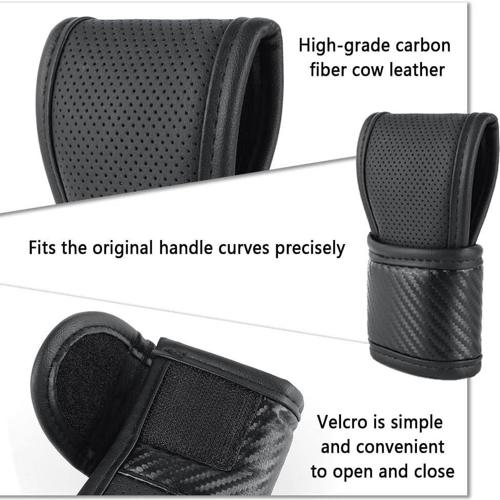 Cubierta de pomo de cambio IHOTDER Negro 13.12x8.33 cm