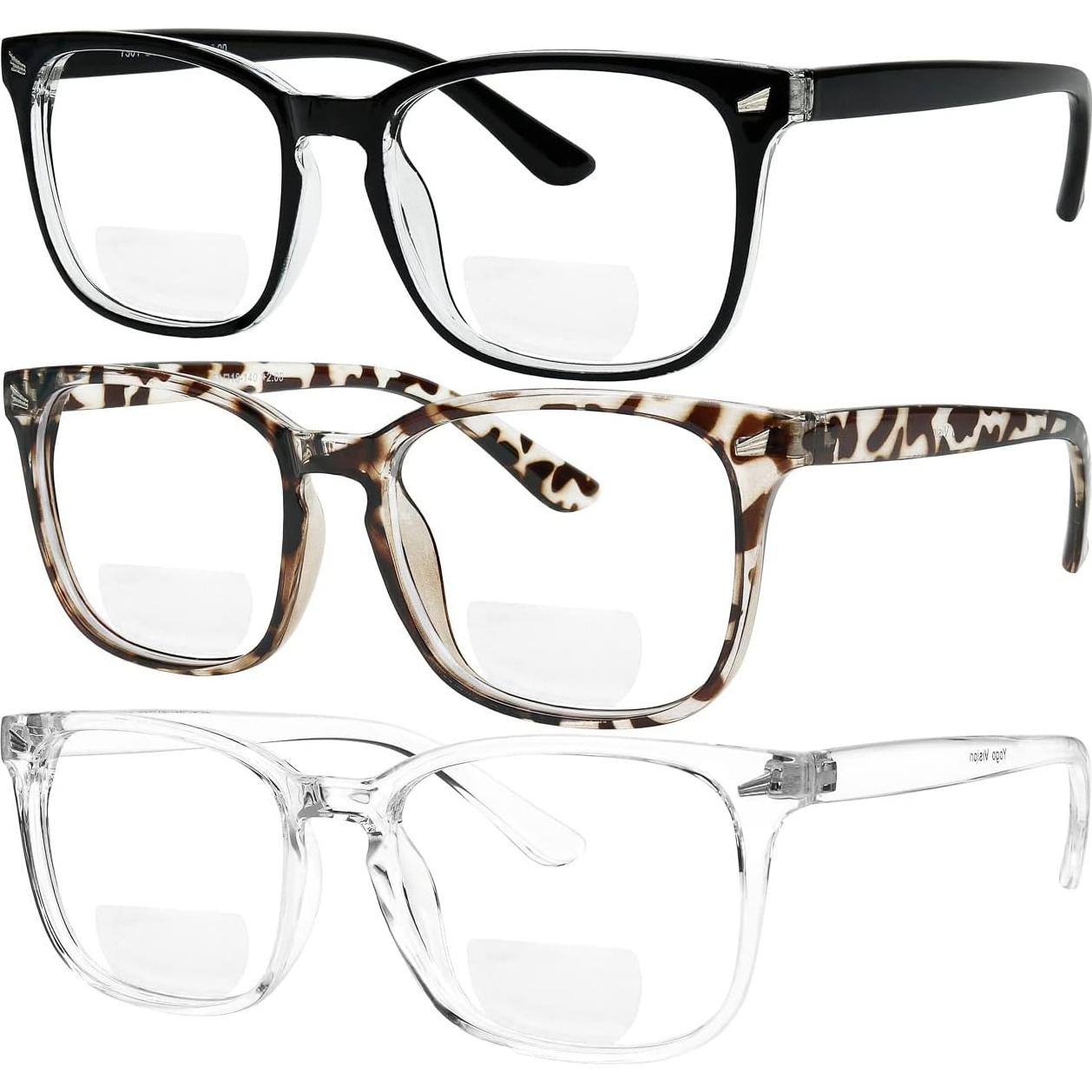 Gafas de lectura bifocales Yogo Vision 3 colores 1.5x