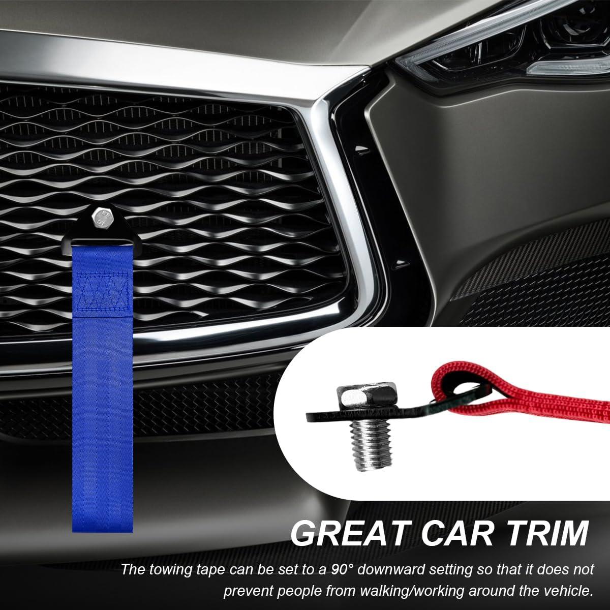 Correa de Remolque Racing YTFRL Nylon Alta Resistencia Azul