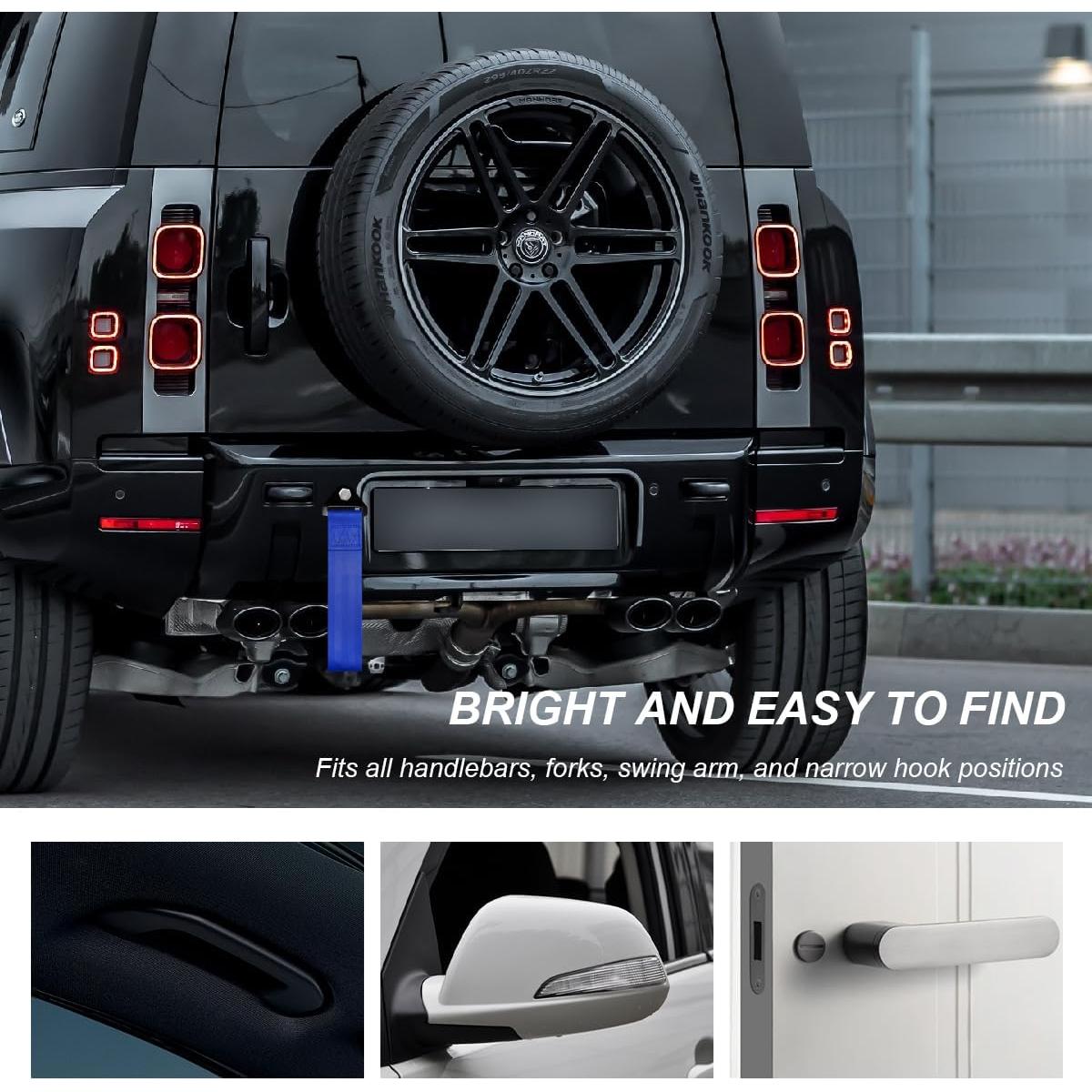 Correa de Remolque Racing YTFRL Nylon Alta Resistencia Azul