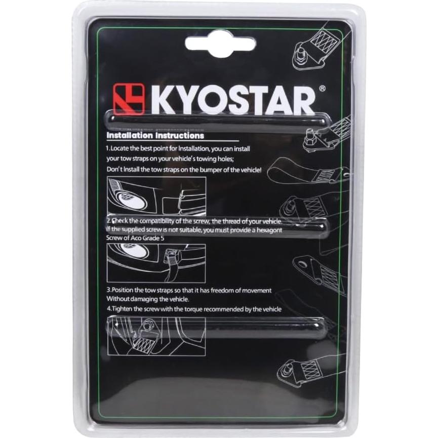 Correa de Remolque Universal Kyostar Dorado 3628 kg Alta Resistencia