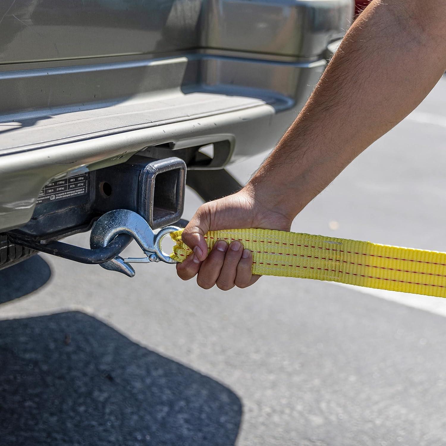 Correa de Remolque NEIKO 51005A 6.1m 10,000kg Amarilla