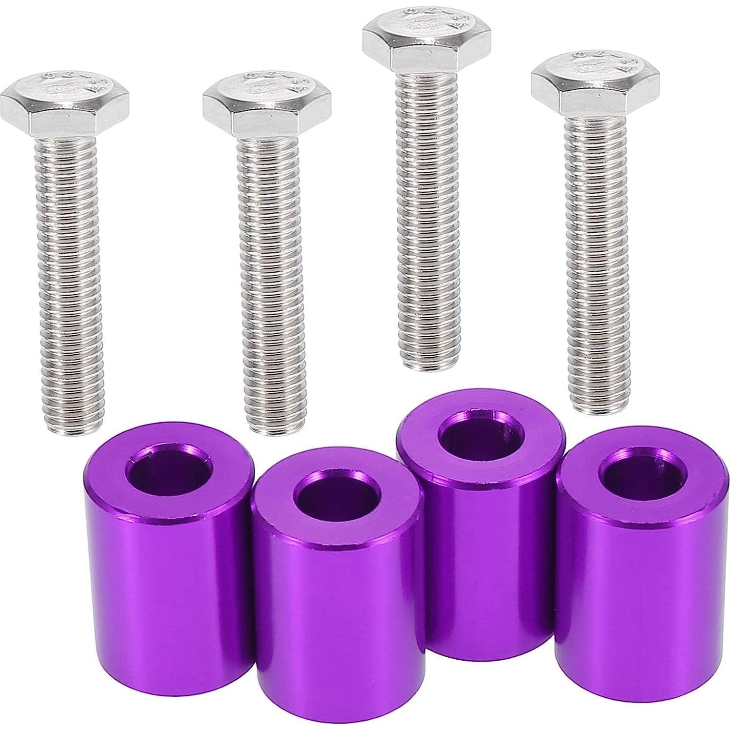 Kit de Espaciadores de Ventilación Unifizz 4 Pcs 8mm Morado