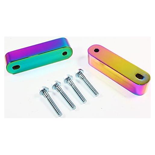 Espaciadores de Capó Aluminio Cuztom Tuning Neo Chrome 22mm