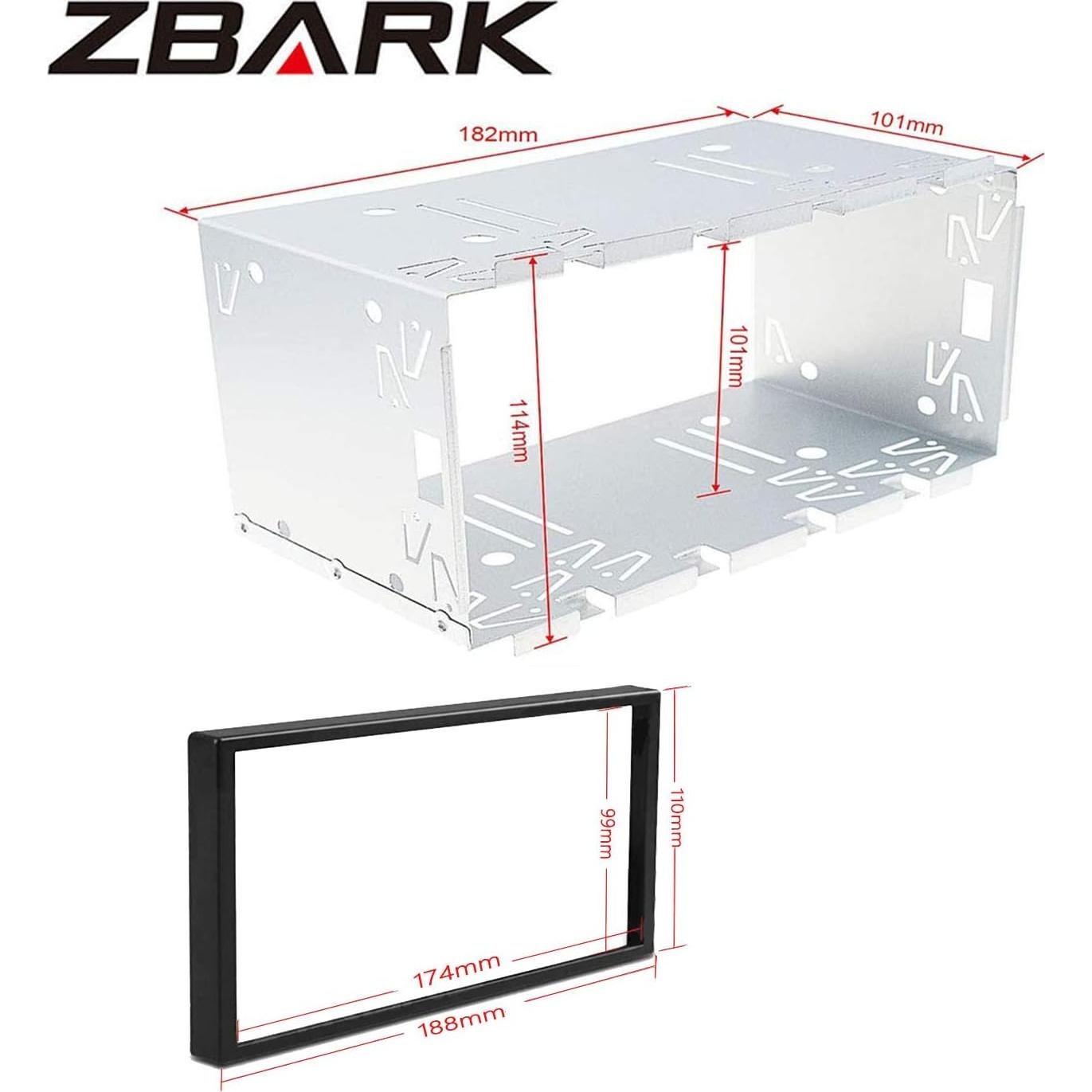 Kit de Instalación Jaula Doble Din Universal Zbark YHTK002