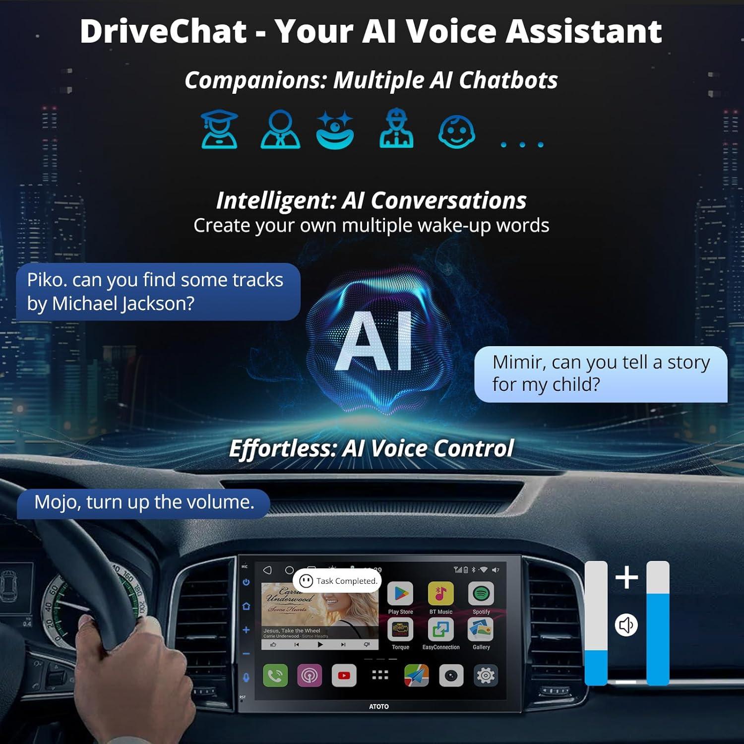 Estéreo de Coche ATOTO S8 Doble Din 7" Android Auto CarPlay