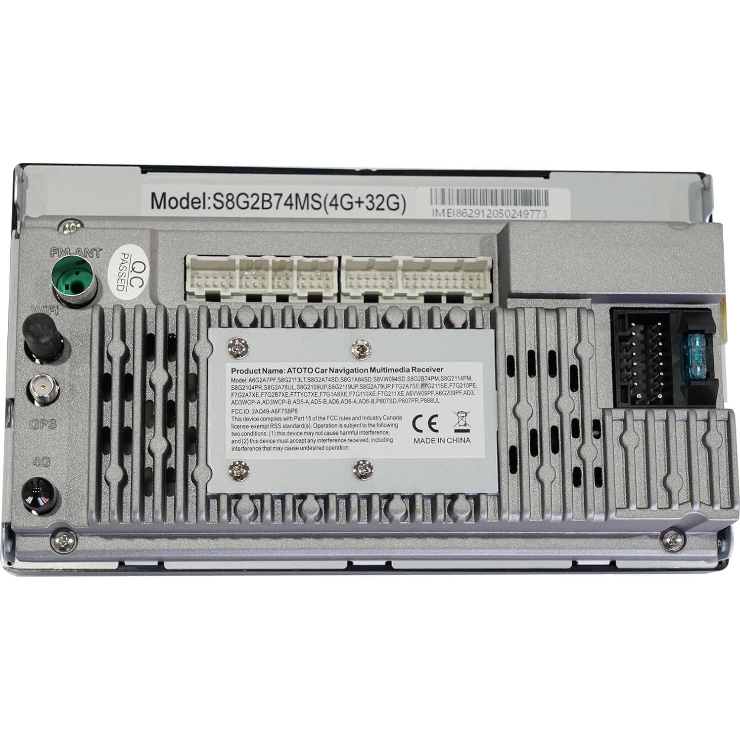 Estéreo de Coche ATOTO S8 Doble Din 7" Android Auto CarPlay