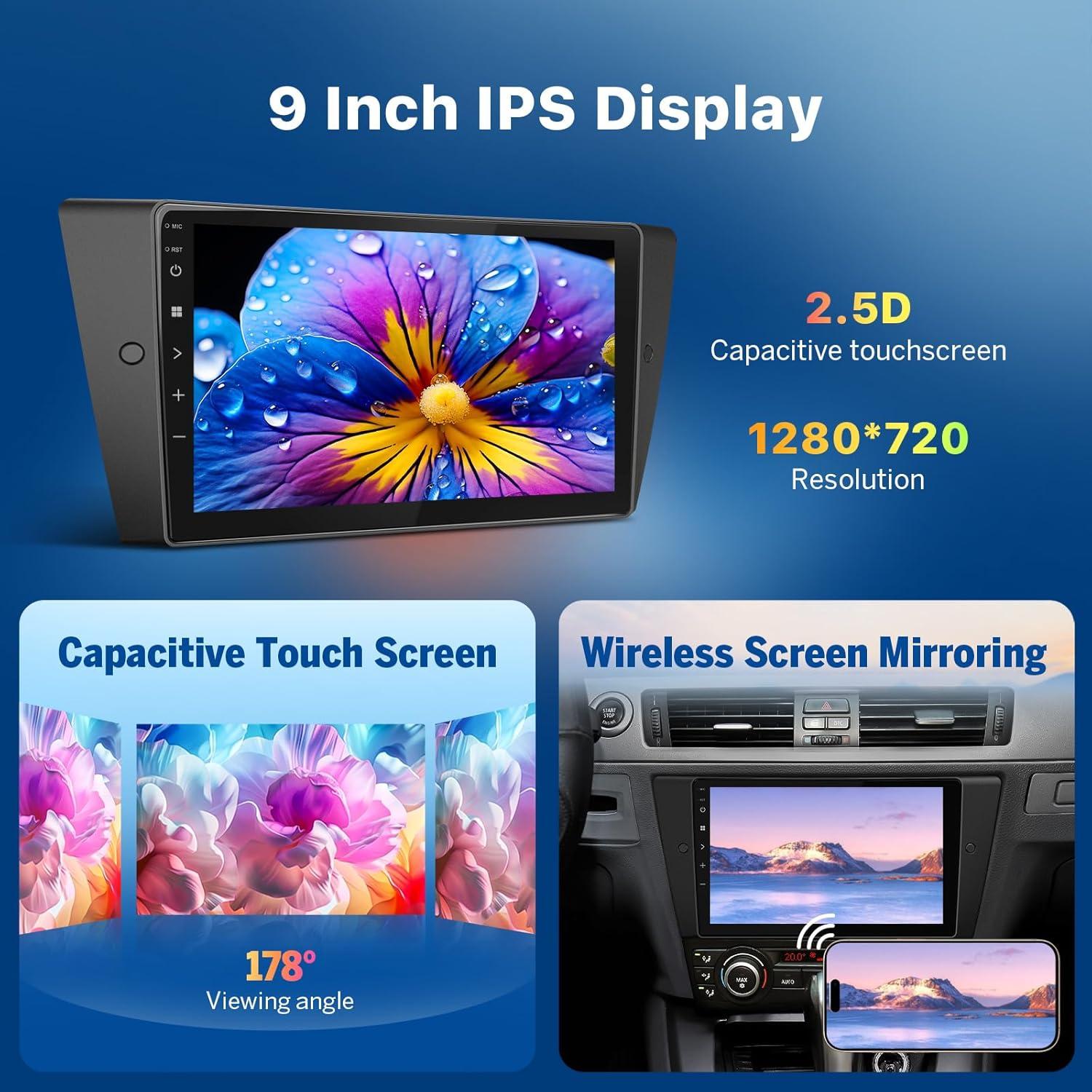 Estéreo de coche Eonon E90X7 Android 14 9" CarPlay BMW 2005-2013