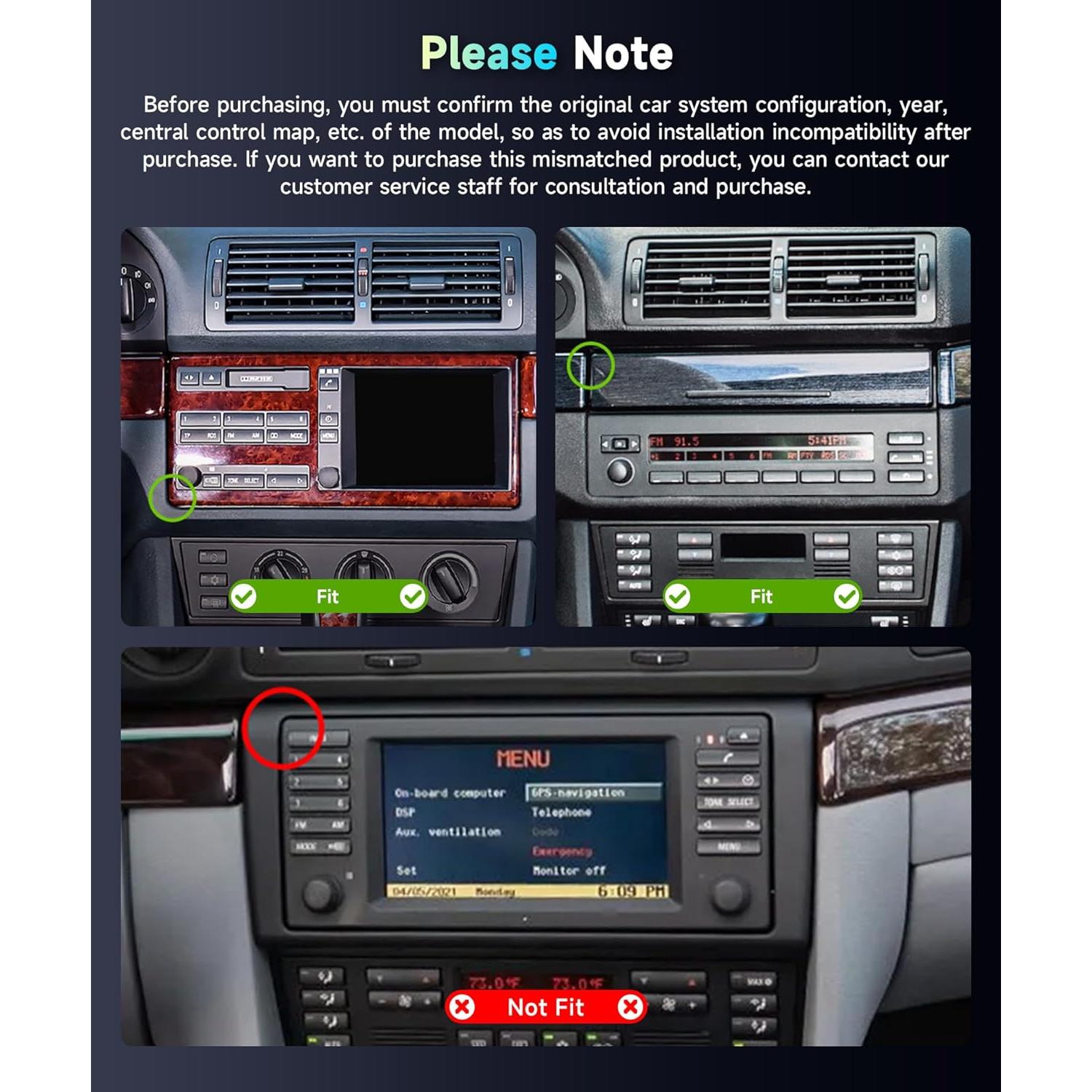 Estéreo Android 7" MAHVEC para BMW Serie 5 E39/E53 2G+64G