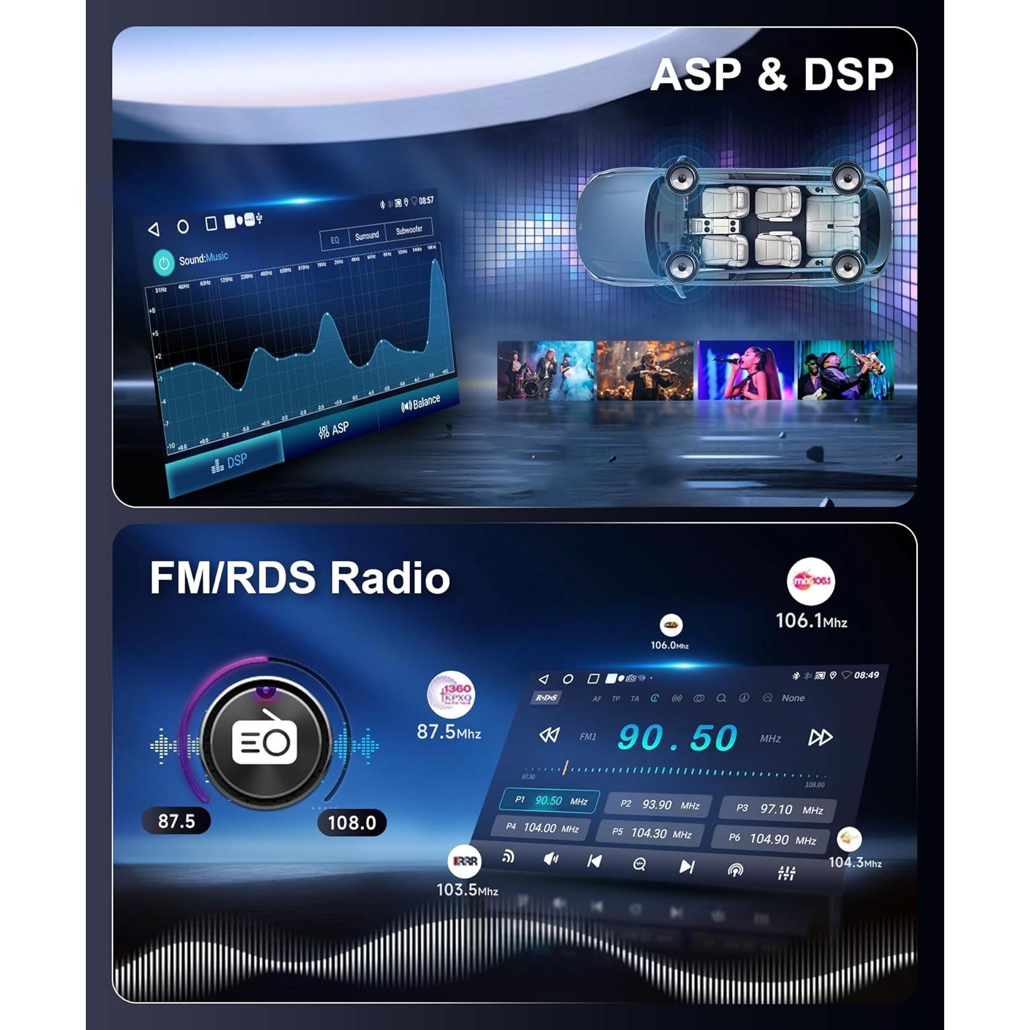 Estéreo Android 7" MAHVEC para BMW Serie 5 E39/E53 2G+64G