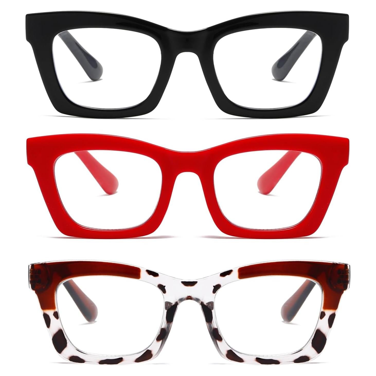 Gafas de Lectura Hubeye Estilo Oprah +2.25 con Luz Azul