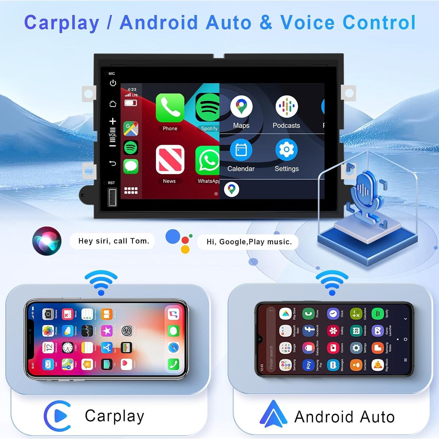 Estéreo de Coche Android 13 VECHTEL 7" 2GB 64GB para Ford