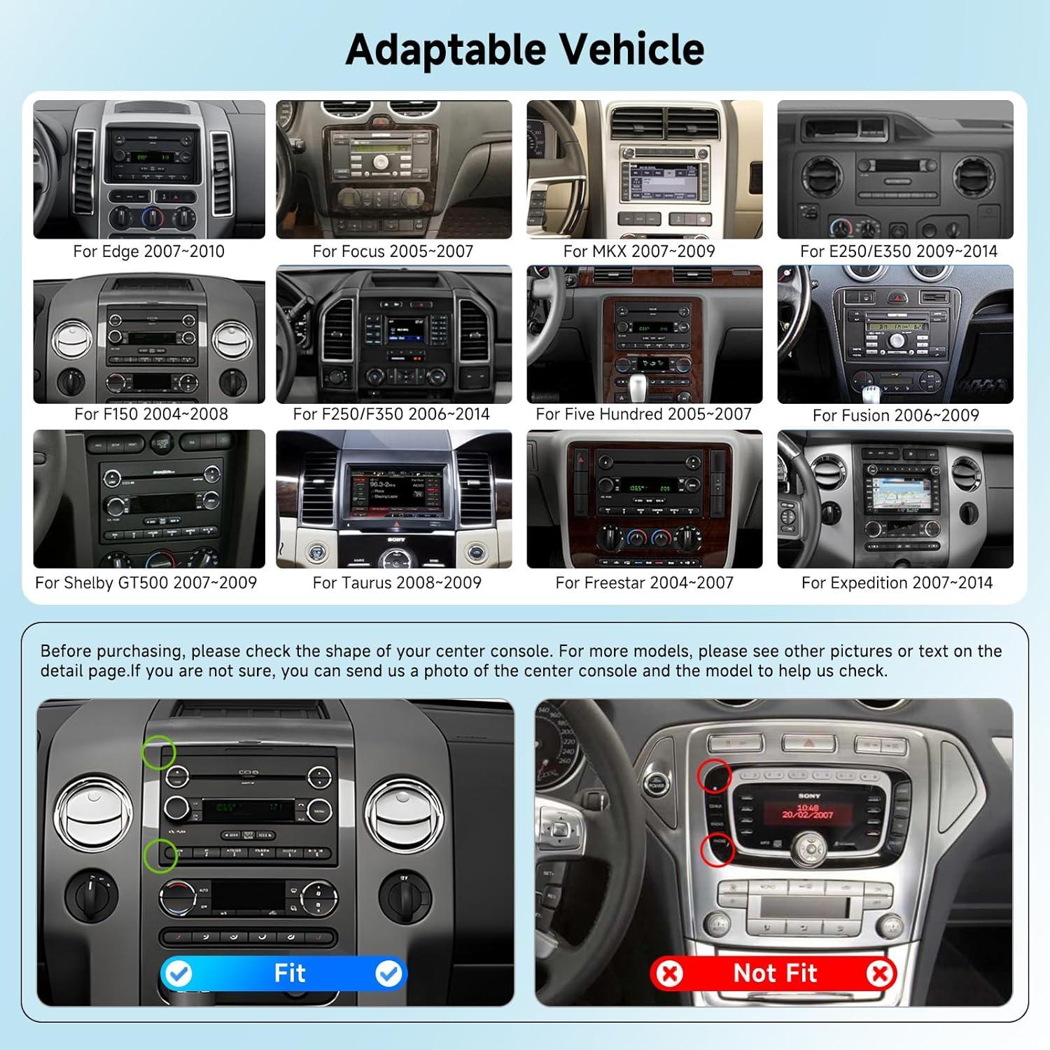 Estéreo de Coche Android 13 VECHTEL 7" 2GB 64GB para Ford