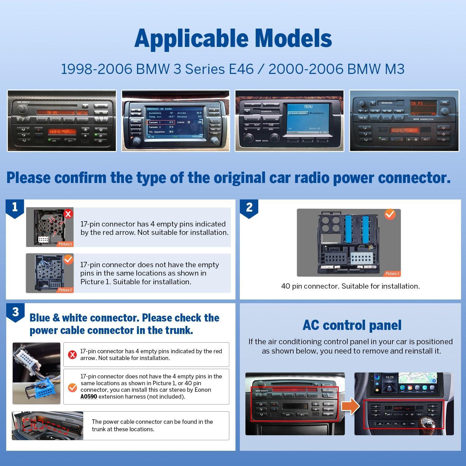 Estéreo de Coche Eonon E46X6S Doble Din 9" Android 13 6GB 64GB