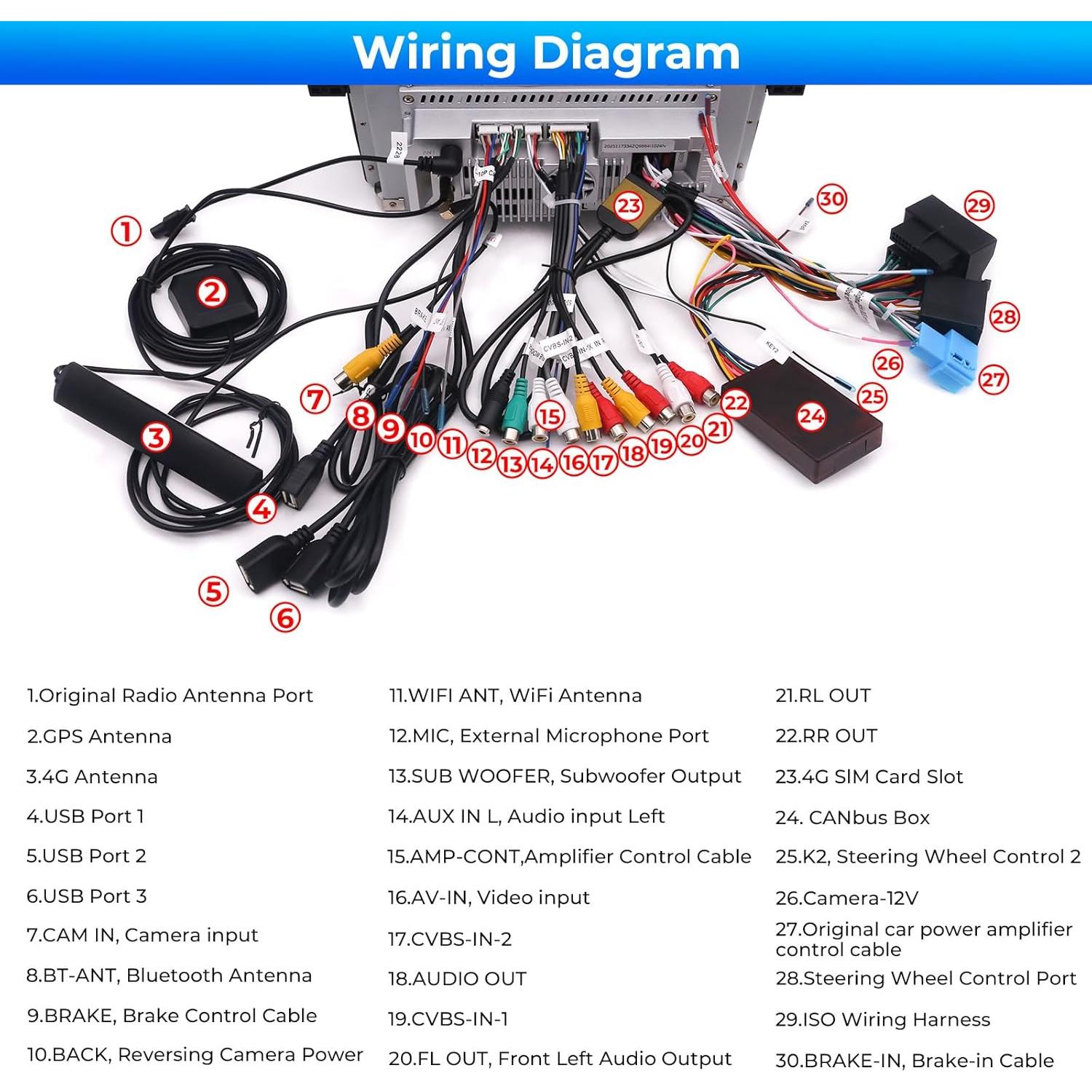 Radio de Coche SWTNVIN para BMW E46 M3 1999-2005 Android 14