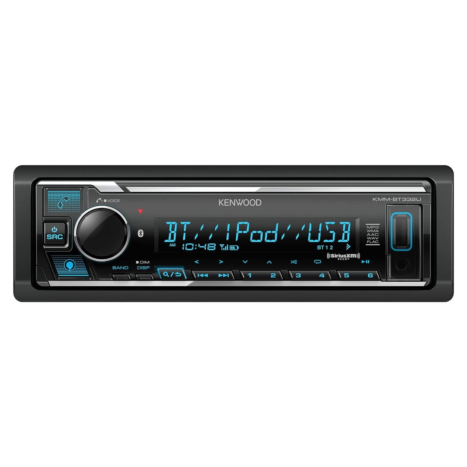 Estéreo de Coche KENWOOD KMM-BT332U Bluetooth USB 50W