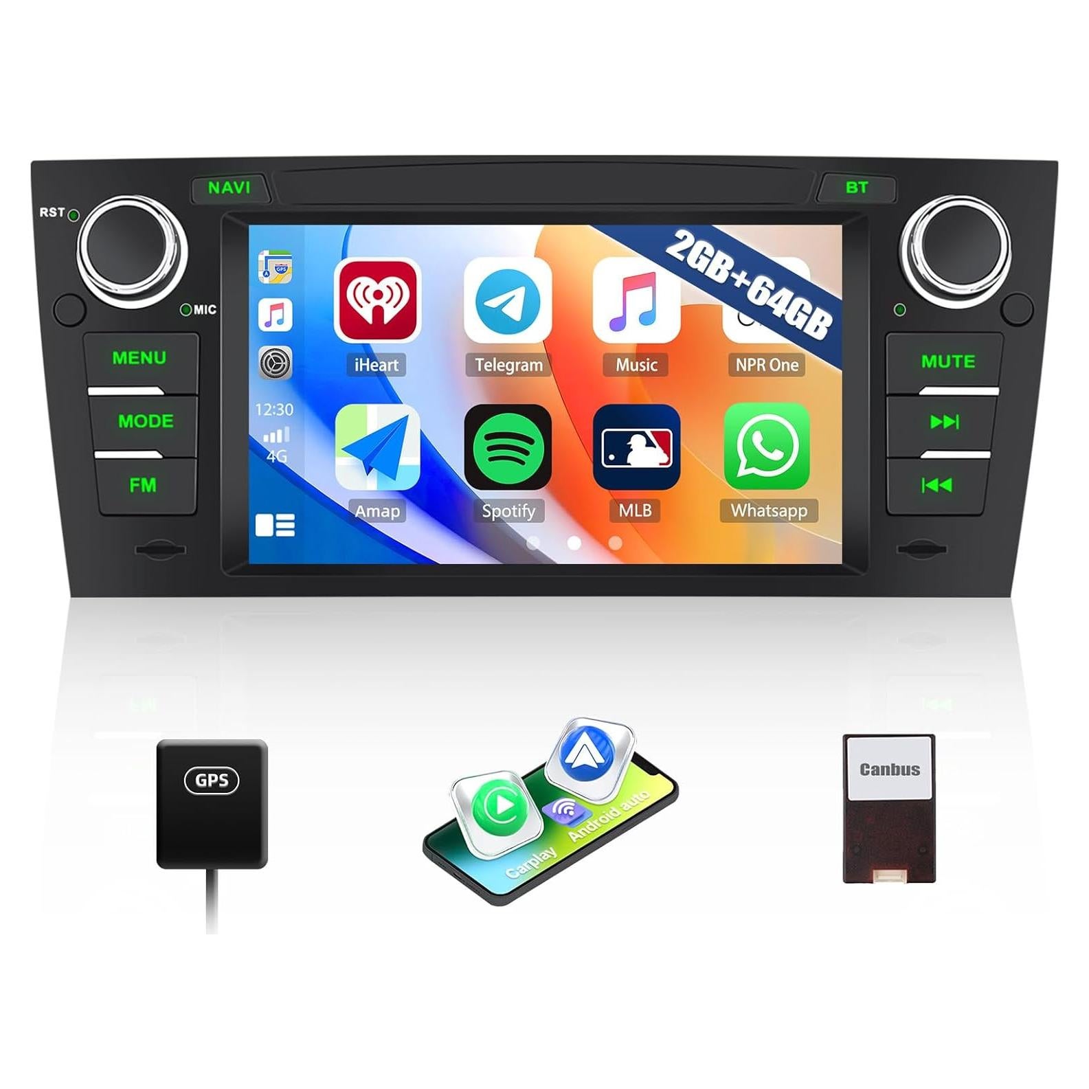 Estéreo de Radio para BMW E90/E91/E92/E93 2005-2011 CAMECHO 2GB+64GB