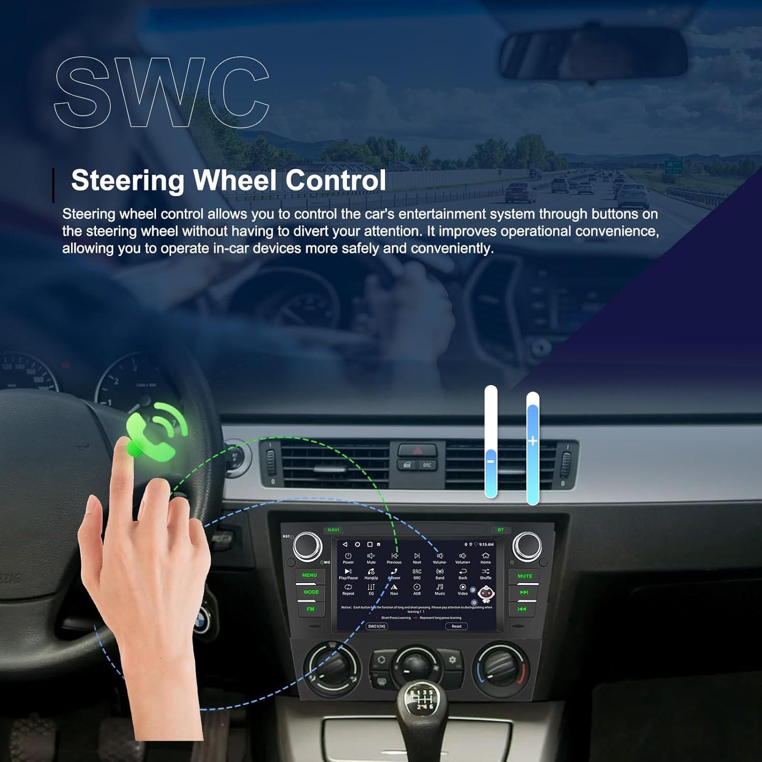 Estéreo de Radio para BMW E90/E91/E92/E93 2005-2011 CAMECHO 2GB+64GB