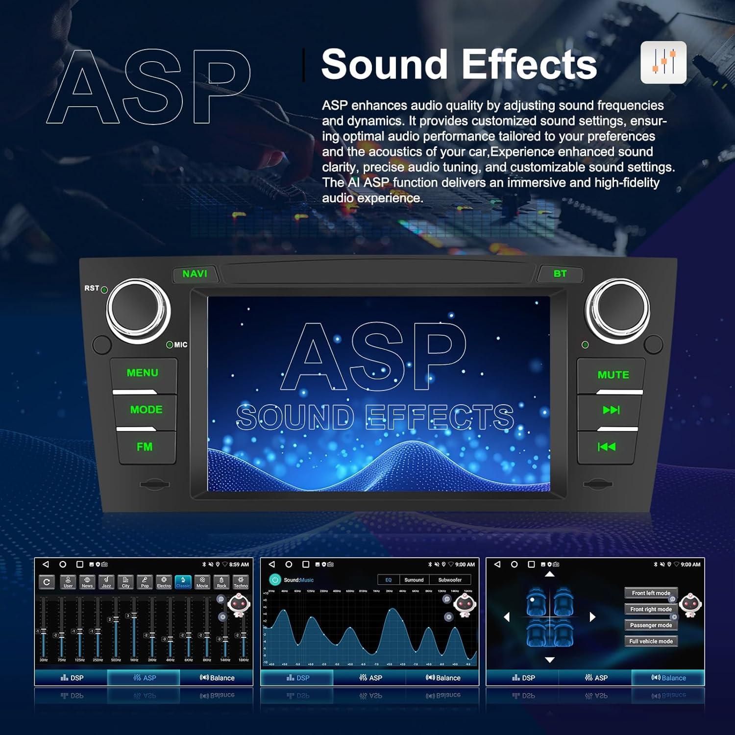 Estéreo de Radio para BMW E90/E91/E92/E93 2005-2011 CAMECHO 2GB+64GB