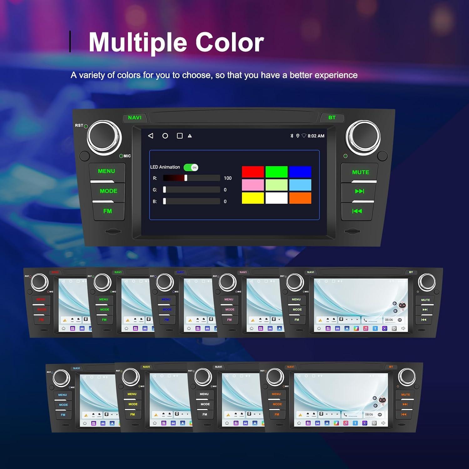 Estéreo de Radio para BMW E90/E91/E92/E93 2005-2011 CAMECHO 2GB+64GB