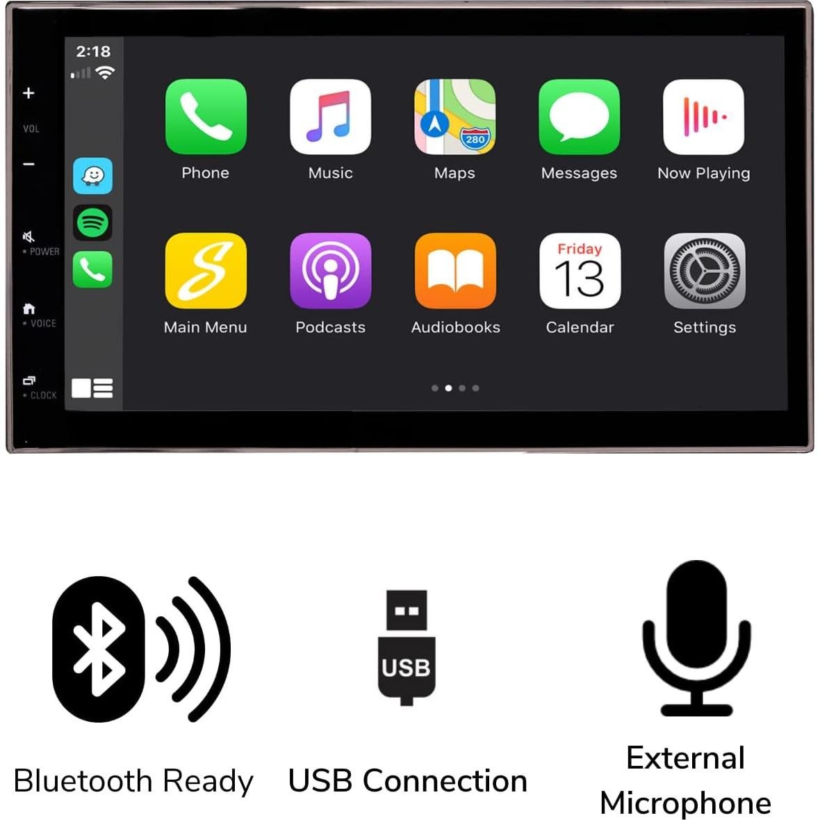 Kit de Radio Doble Din PAC RPK5-GM4101 para Chevy Camaro 2010-2015