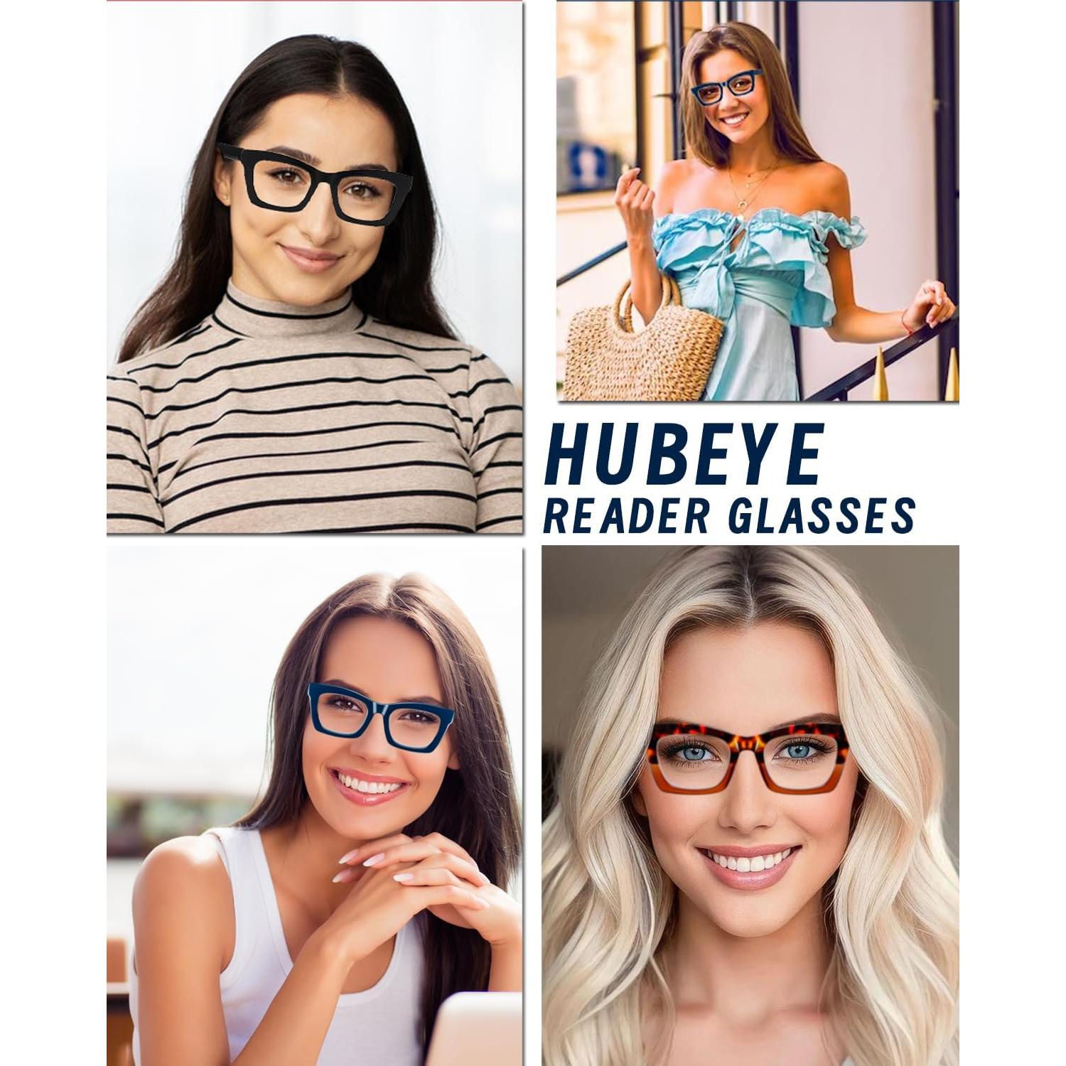 Gafas de Lectura Hubeye Estilo Oprah +1.25 Luz Azul