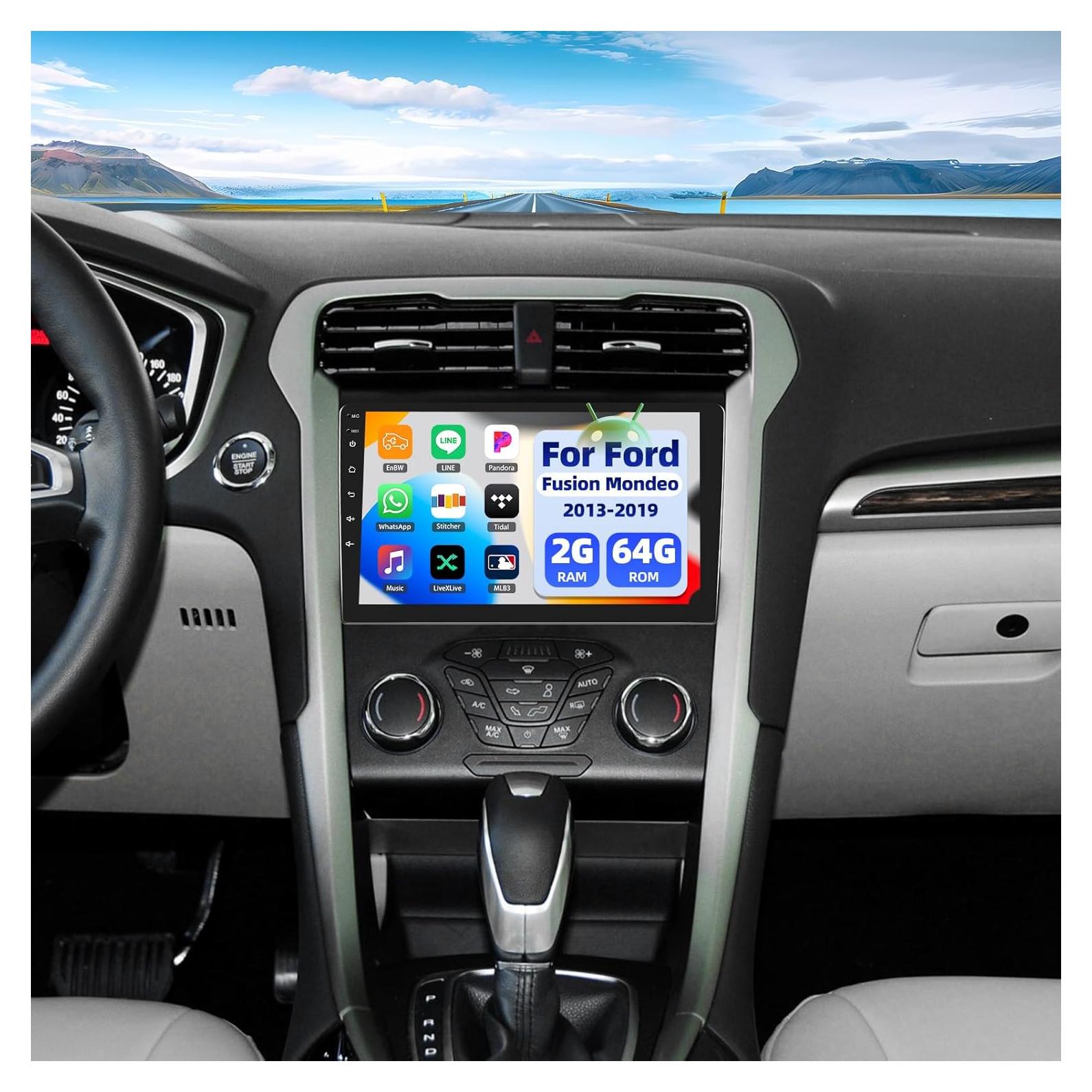 Estéreo de Coche Android 15 OiLiehu 2G+64G para Ford Fusion 2013-2019