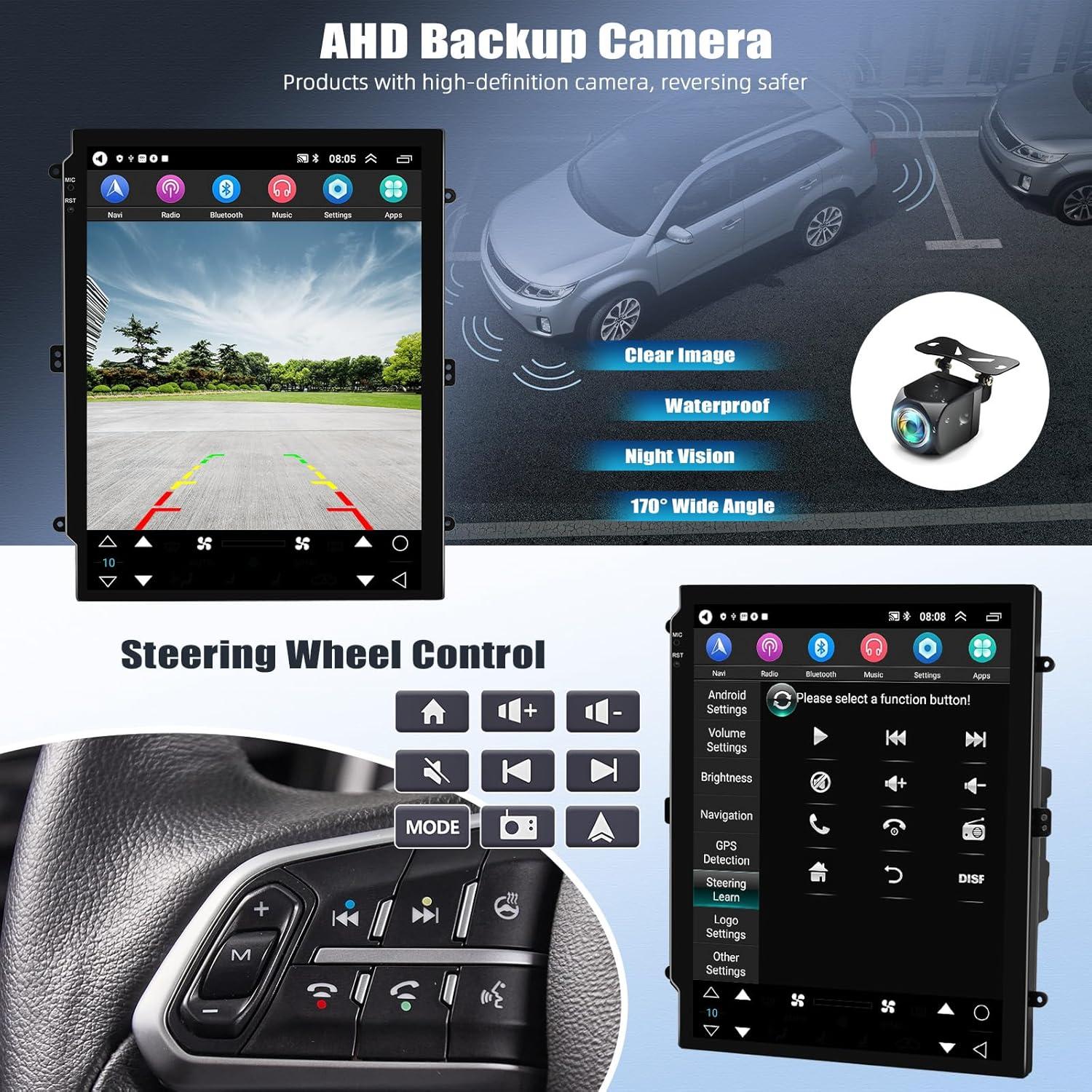 Estéreo de Coche Android 15 OiLiehu 2G+64G para Ford Fusion 2013-2019