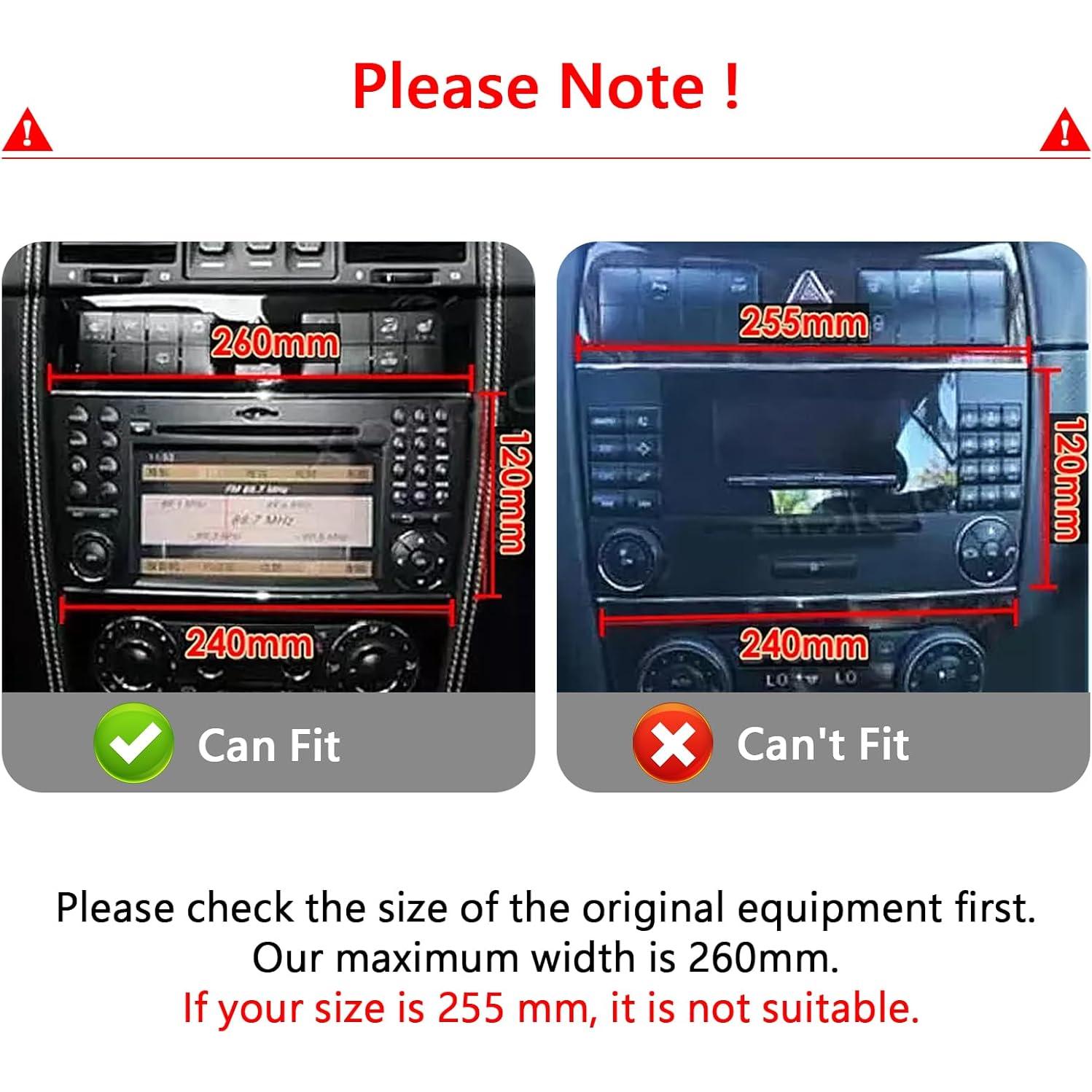 Estéreo de Coche Uckazy 7" Android 13 2+64GB GPS para Mercedes