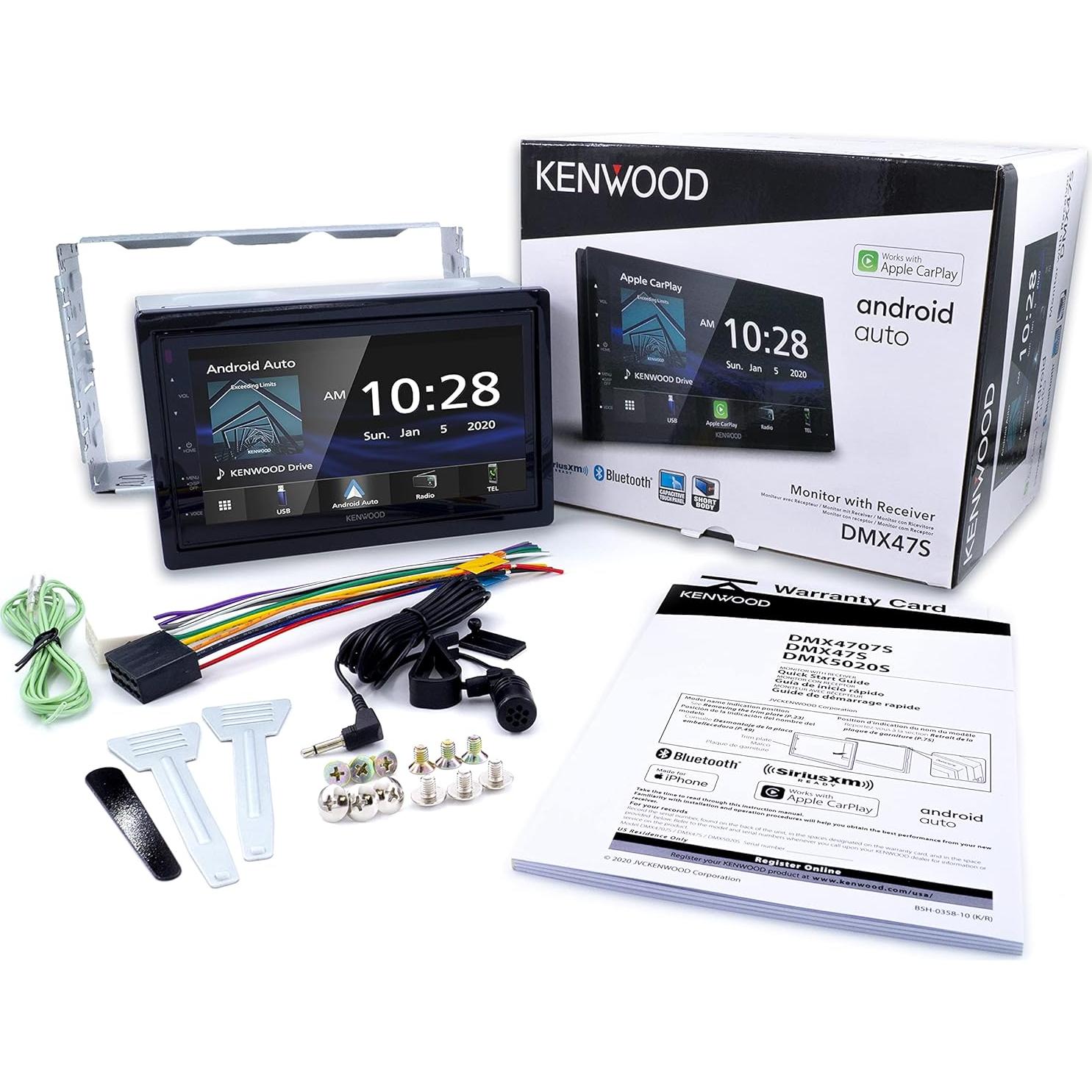 Reproductor Multimedia Kenwood DMX47S 6.8" Bluetooth CarPlay