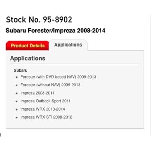 Kit de Instalación Doble-DIN Metra 95-8902 para Subaru