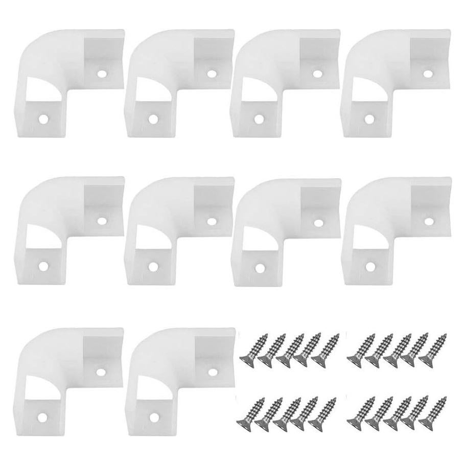 Conector de Esquina LED HAMRVL 45x45mm para Canal de Aluminio